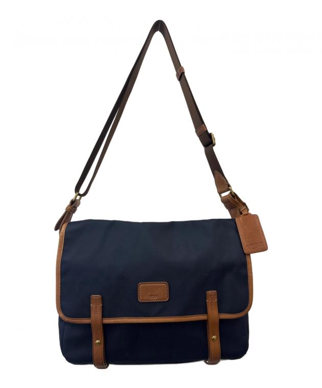 ほっちく❣️TUMI ショルダーバッグ ネイビー 2way 中古・古着通販】TUMI (トゥミ) TUMI ショルダーバッグ ネイビー