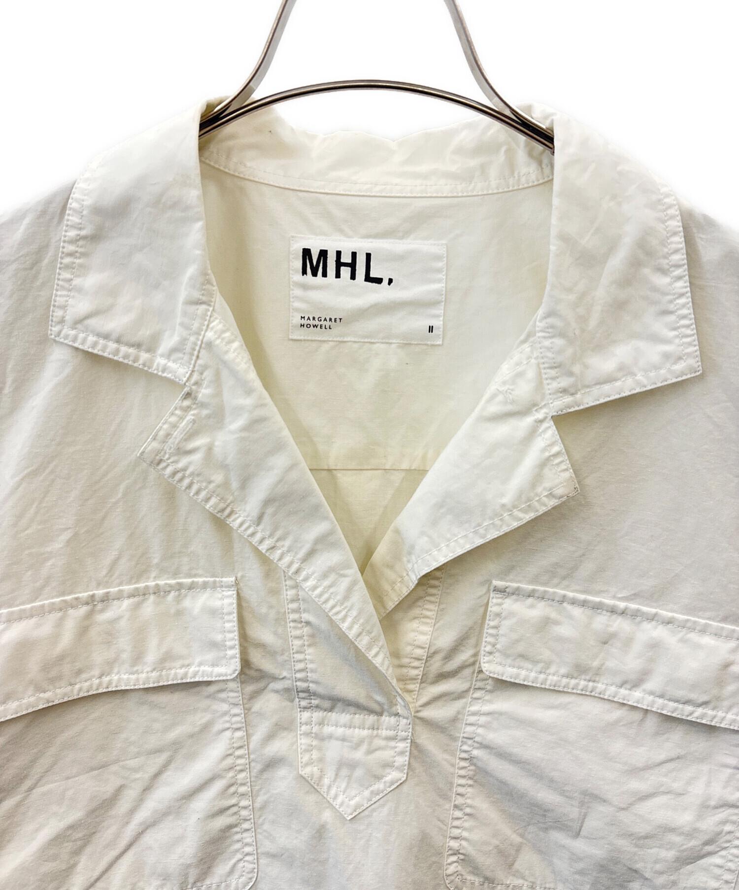 中古・古着通販】MHL (マーガレットハウエル) MHL 半袖シャツ ホワイト