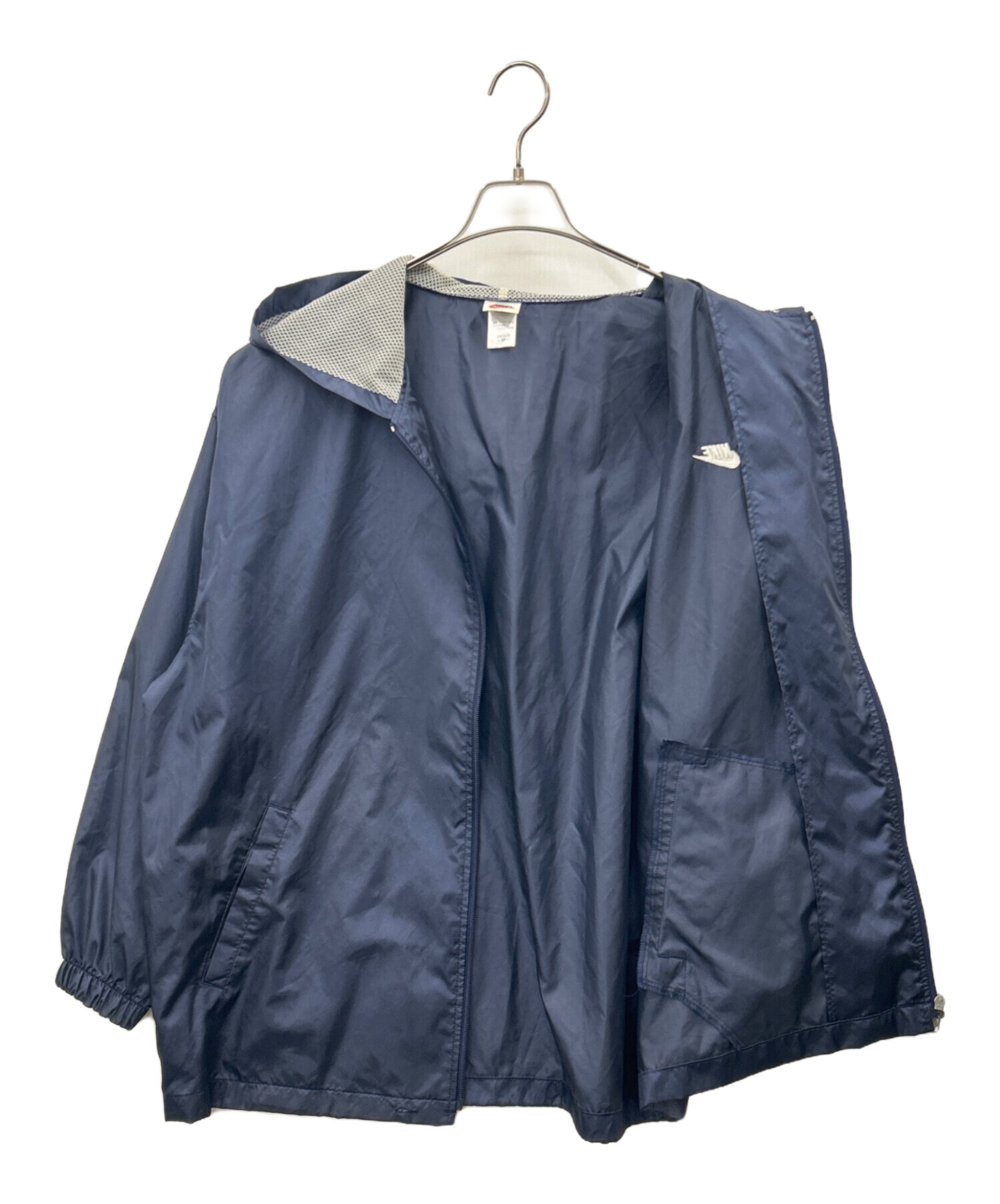 中古・古着通販】NIKE (ナイキ) NIKE 90sナイロンパーカー ネイビー