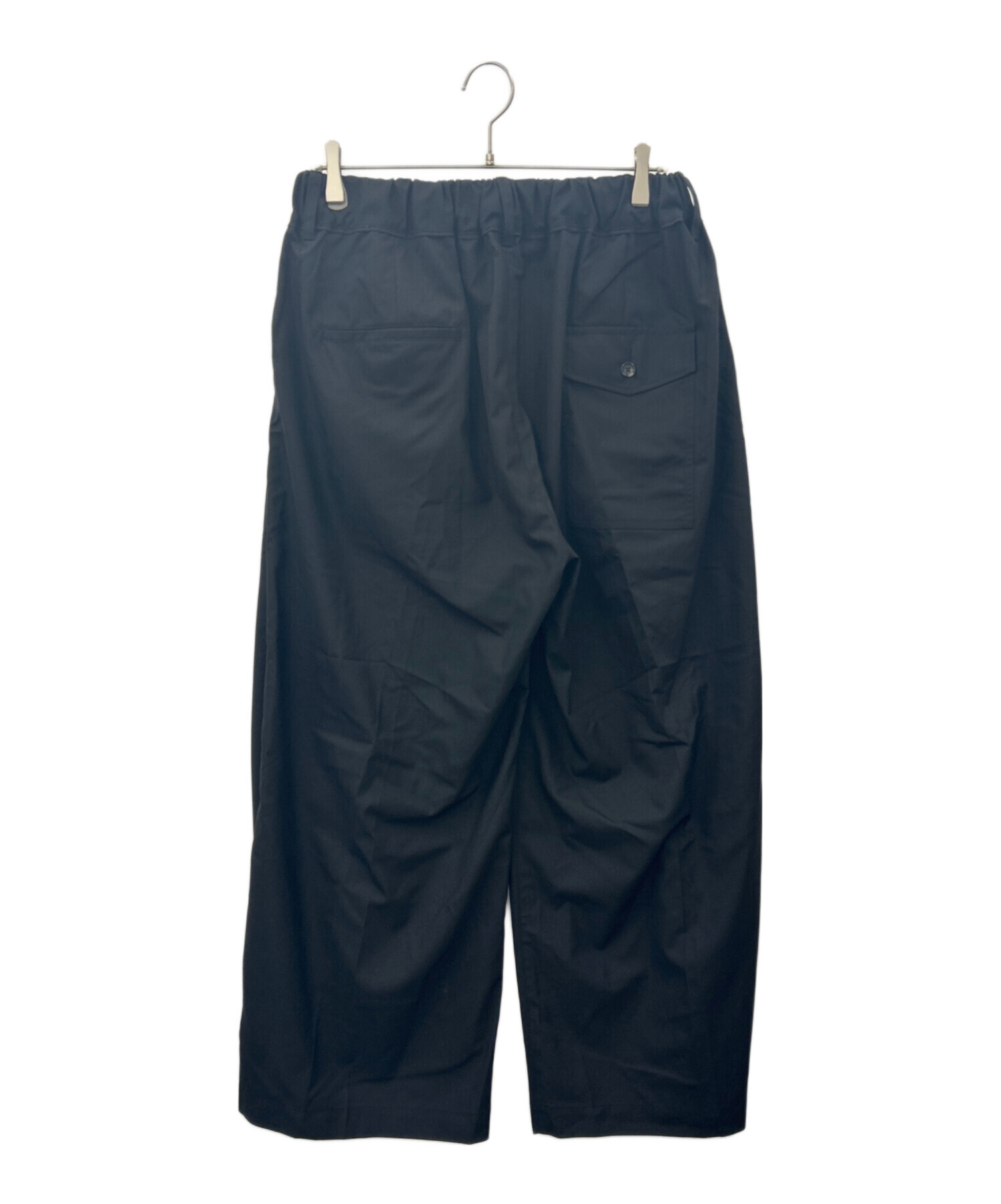 Sillage シアージ パンツ（その他） 0(XS位) 紺x緑x黒(チェック) 【古着】【中古】 中古・古着通販】Sillage (シアージ) Sillage ワイドパンツ ブラック
