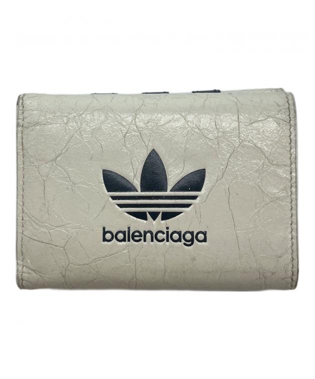 ☆バレンシアガ 2つ折り財布 BALENCIAGA バレンシアガ×アディダス☆ 中古・古着通販】BALENCIAGA (バレンシアガ) adidas (アディダス