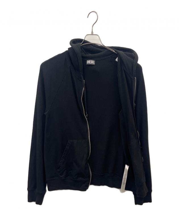 中古・古着通販】DIESEL (ディーゼル) DIESEL ジップパーカー ブラック