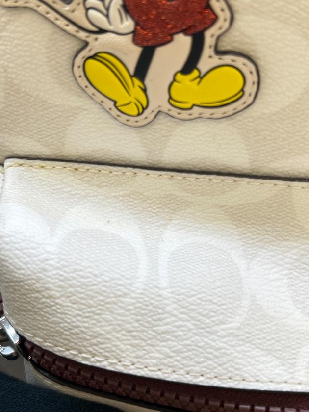 リュック レディース ブランド COACH disney コーチ ディズニー 白 中古・古着通販】COACH (コーチ) Disney (ディズニー) COACH Disney