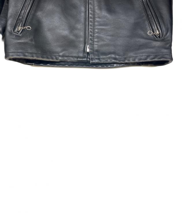 Schott 黒レザーシングルライダースジャケット　ボアライナー付き　38 中古・古着通販】Schott (ショット) Schott ボアライナー付きシングル