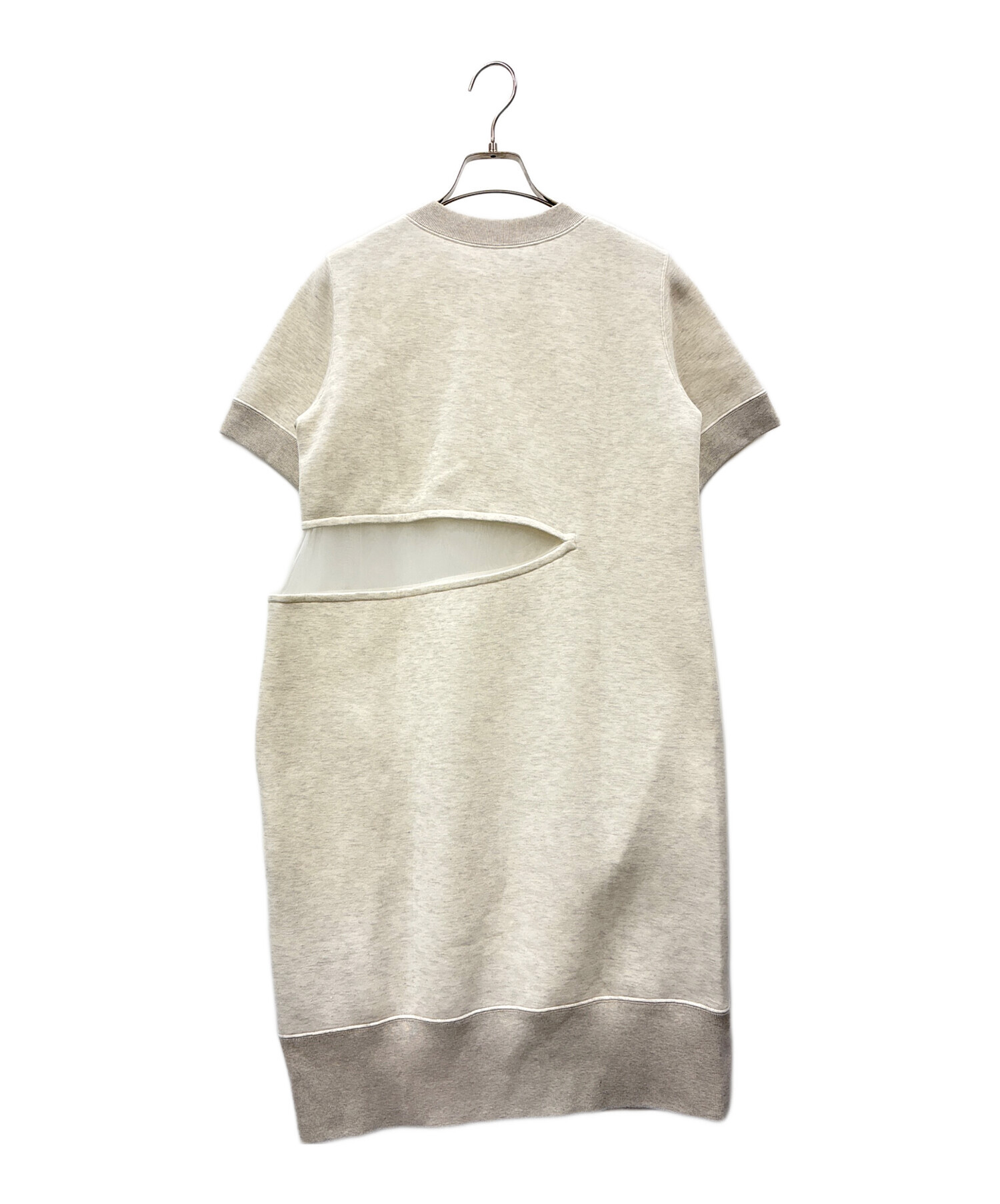 中古・古着通販】sacai (サカイ) sacai Sponge Sweat x chiffon 半袖