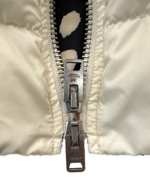 COACH コーチ 白ダウンジャケット フード付ダウン50% フェザー50% 中古・古着通販】COACH (コーチ) COACH ダウンジャケット ホワイト