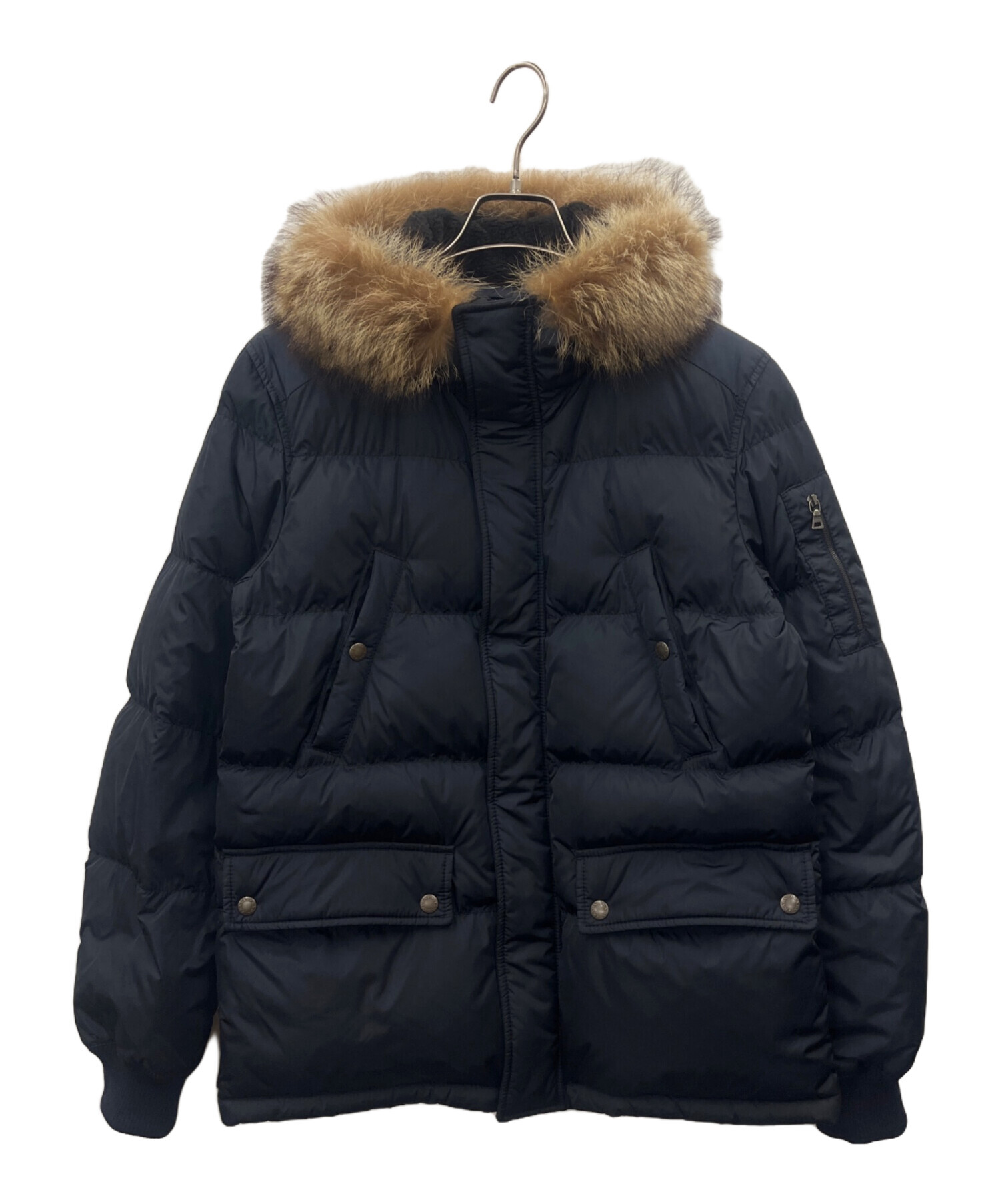 PRADA ダウンジャケット SGX831 中古・古着通販】PRADA (プラダ) PRADA ダウンジャケット ネイビー