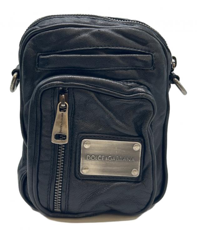 希少 レア ドルチェ&ガッバーナ クロスボディ ショルダーバッグ メタルロゴ 中古・古着通販】DOLCE & GABBANA (ドルチェ＆ガッバーナ) DOLCE