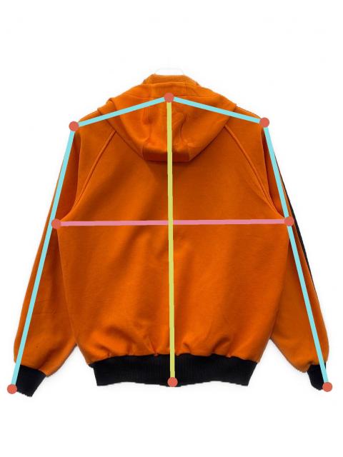 TAE ASHIDA ハイゲージジャージーニットフーディ　オレンジ　Mサイズ 中古・古着通販】adidas (アディダス) adidas フーデットトラック
