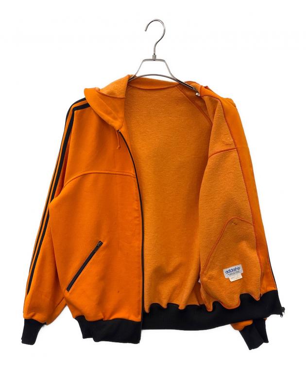 TAE ASHIDA ハイゲージジャージーニットフーディ　オレンジ　Mサイズ 中古・古着通販】adidas (アディダス) adidas フーデットトラック