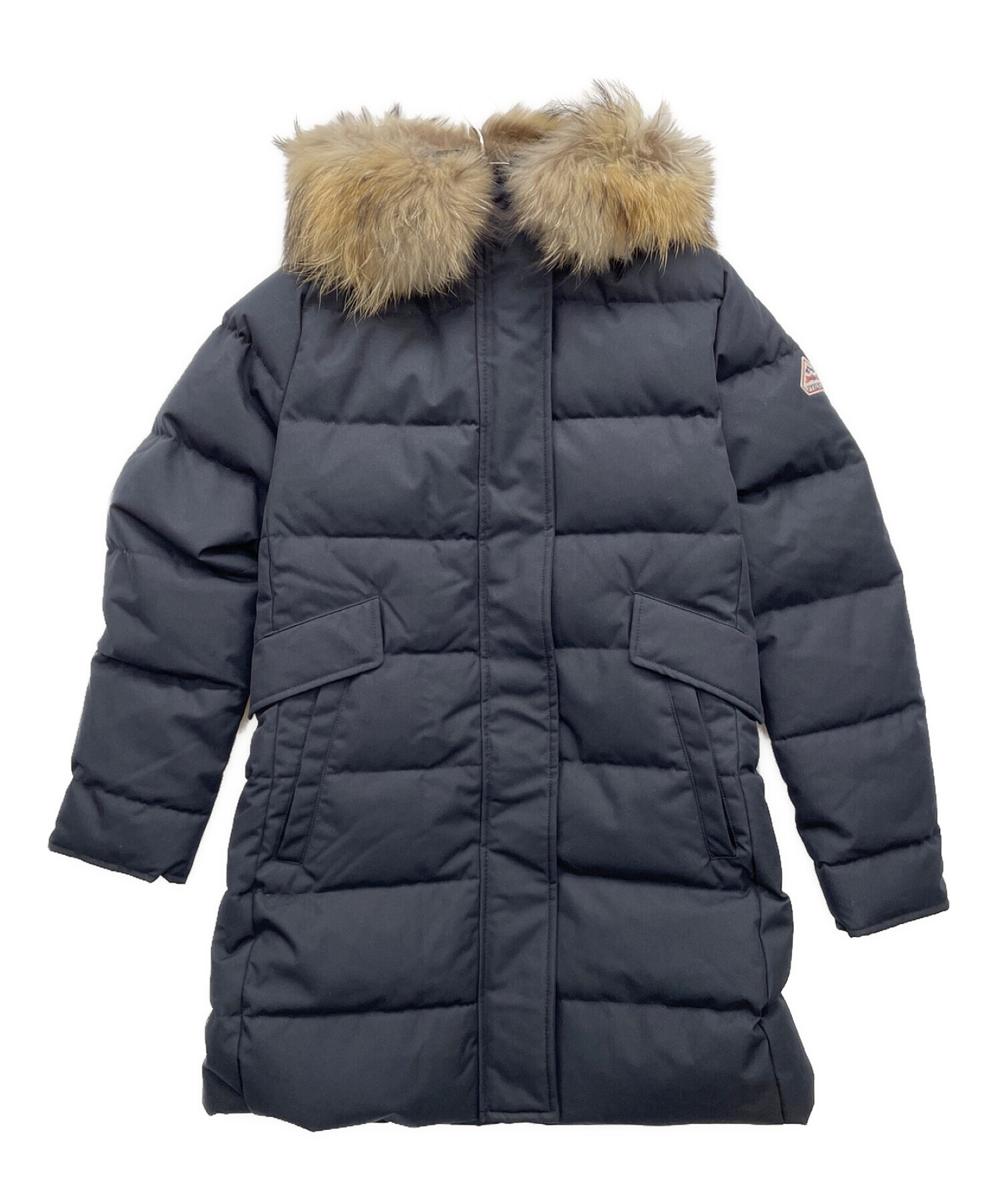 良品】PYRENEX ダウンコート LILLE ネイビー サイズ38 良品】PYRENEX