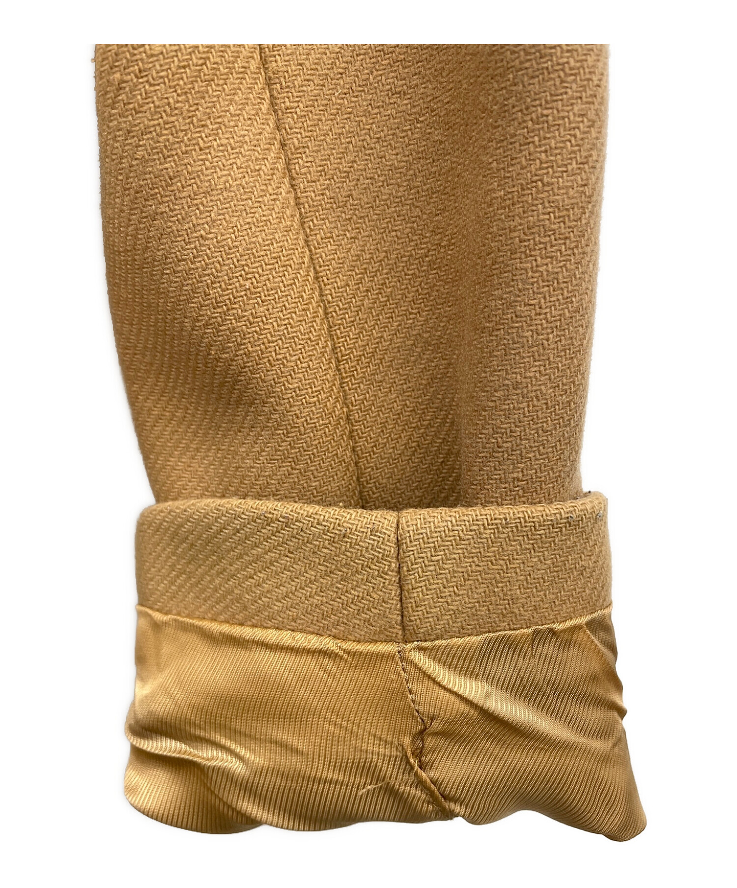 中古・古着通販】TARA JARMON (タラジャーモン) ダブルコート ベージュ