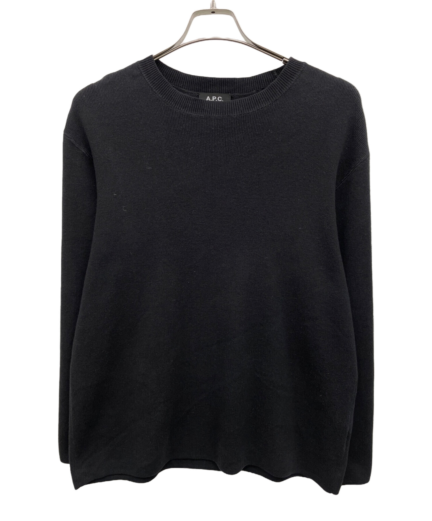 新品未使用☆A.P.C.☆ロゴジャガードラムウールニット 新品未使用☆A.P.C.☆ロゴジャガードラムウールニット