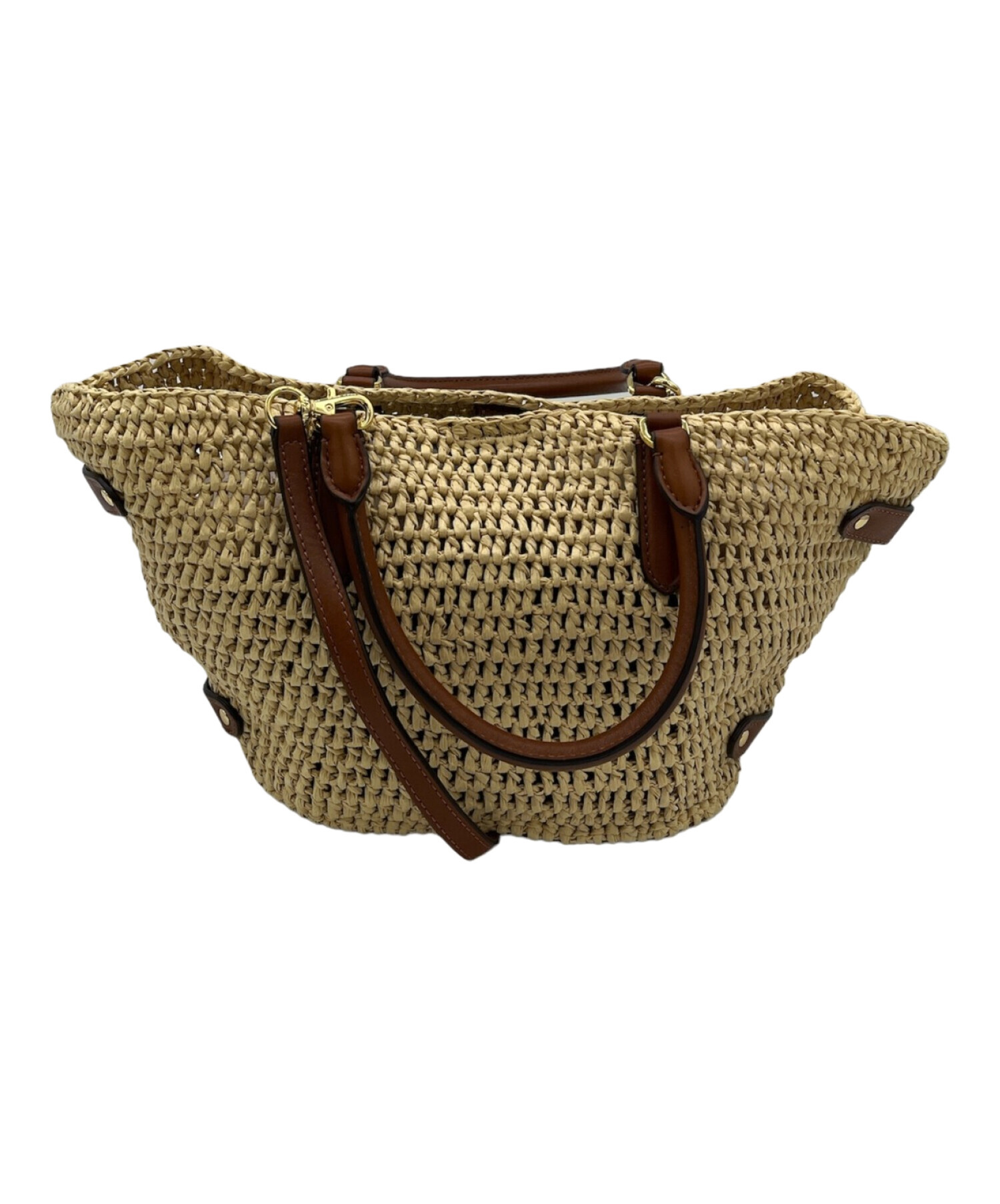 ラルフローレン カゴバック　ショルダーバッグ　2way 美品 中古・古着通販】RALPH LAUREN (ラルフローレン) 2WAYカゴショルダー