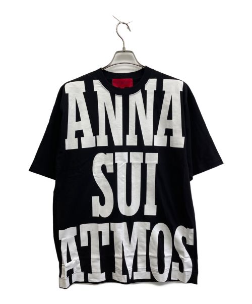 ANNA SUI ATMOS アナスイ アトモス パーカー 未使用タグ付き L ANNA SUI（アナスイ）の「ANNA SUI x ATMOS ロゴ刺繍フーディー