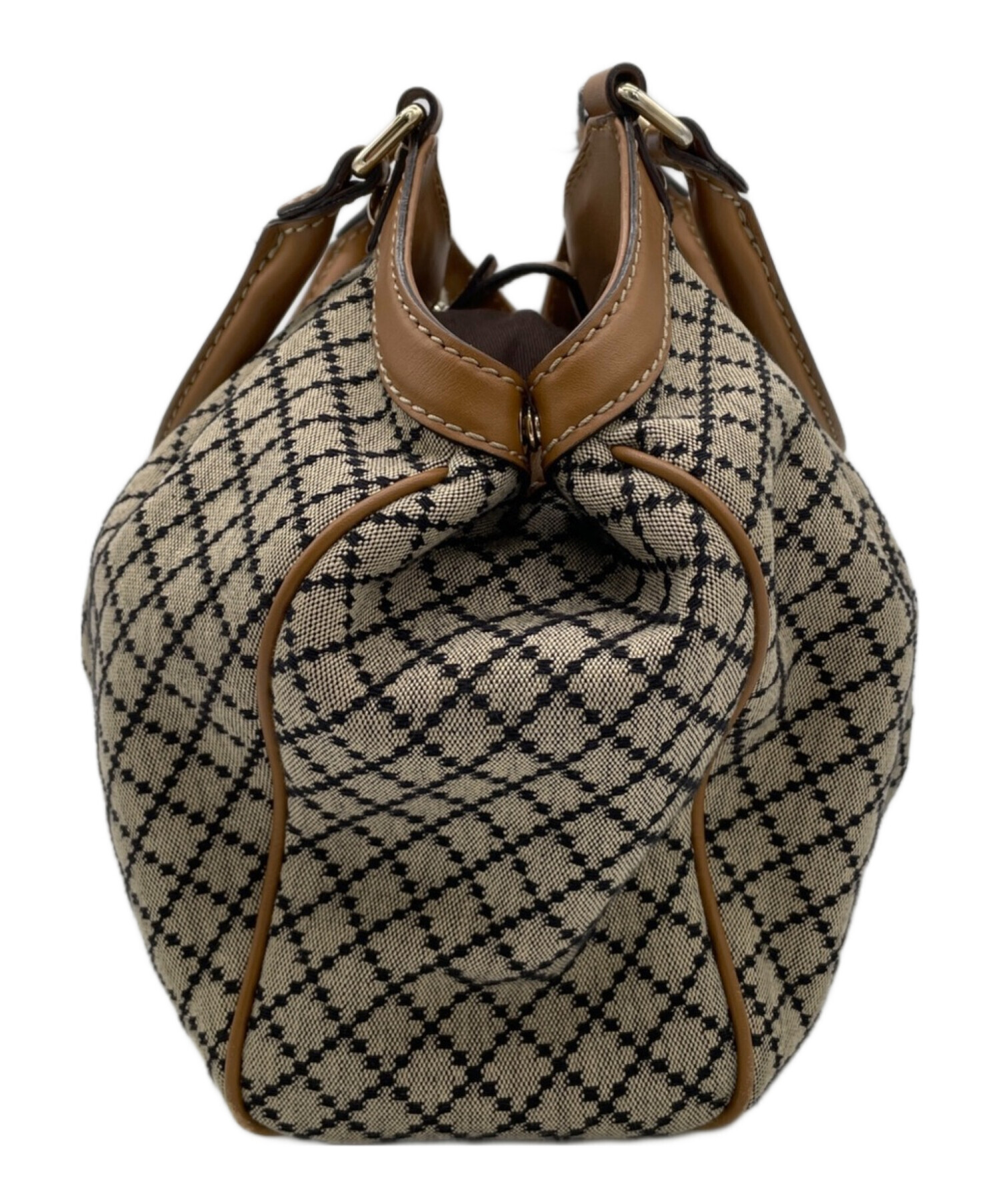 中古・古着通販】GUCCI (グッチ) ハンドバッグ ブラウン｜ブランド