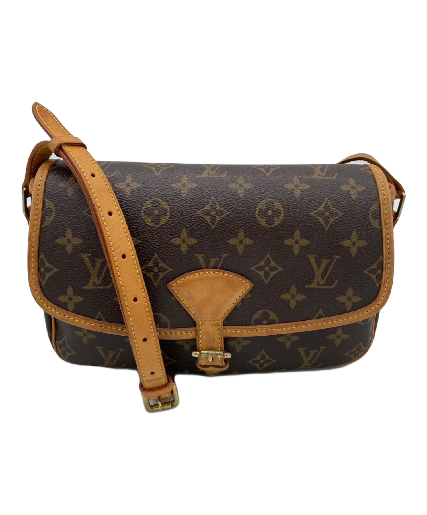 LOUIS VUITTON ルイ・ヴィトン ソローニュ ショルダーバッグ モノグラムグラセレザー ブラウン 【中古】 レディース 中古・古着通販】LOUIS VUITTON (ルイ ヴィトン) ソローニュ ブラウン