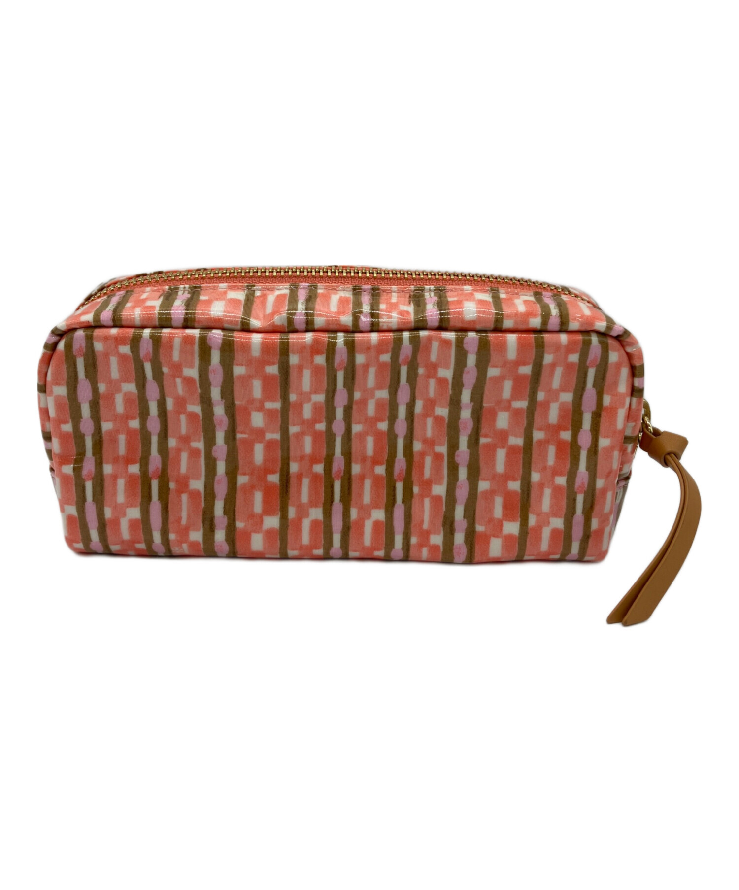 中古・古着通販】TORY BURCH (トリーバーチ) ラウンドポーチ ピンク 