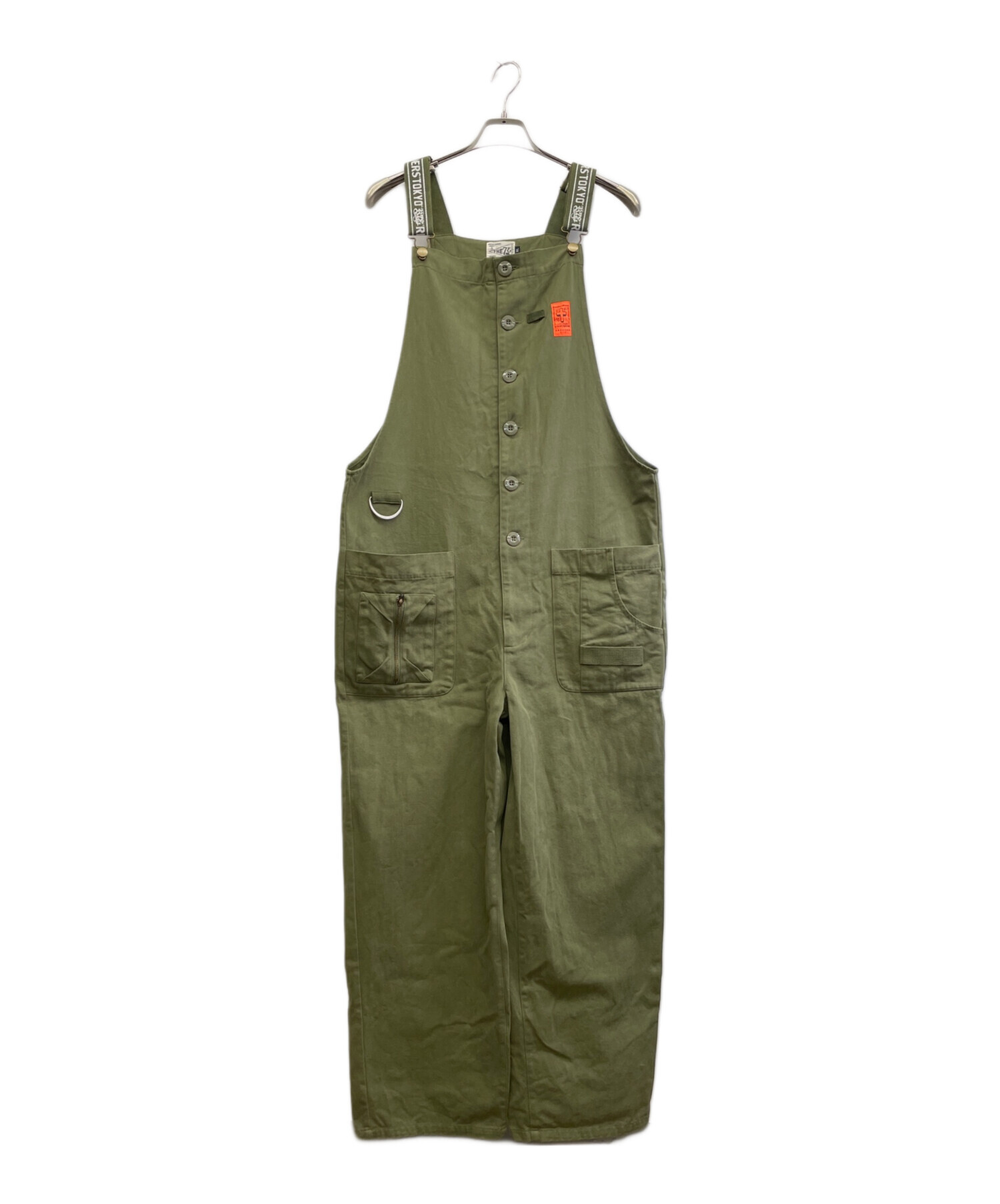 中古・古着通販】73R (セブンスリーアール) オーバーオール オリーブ