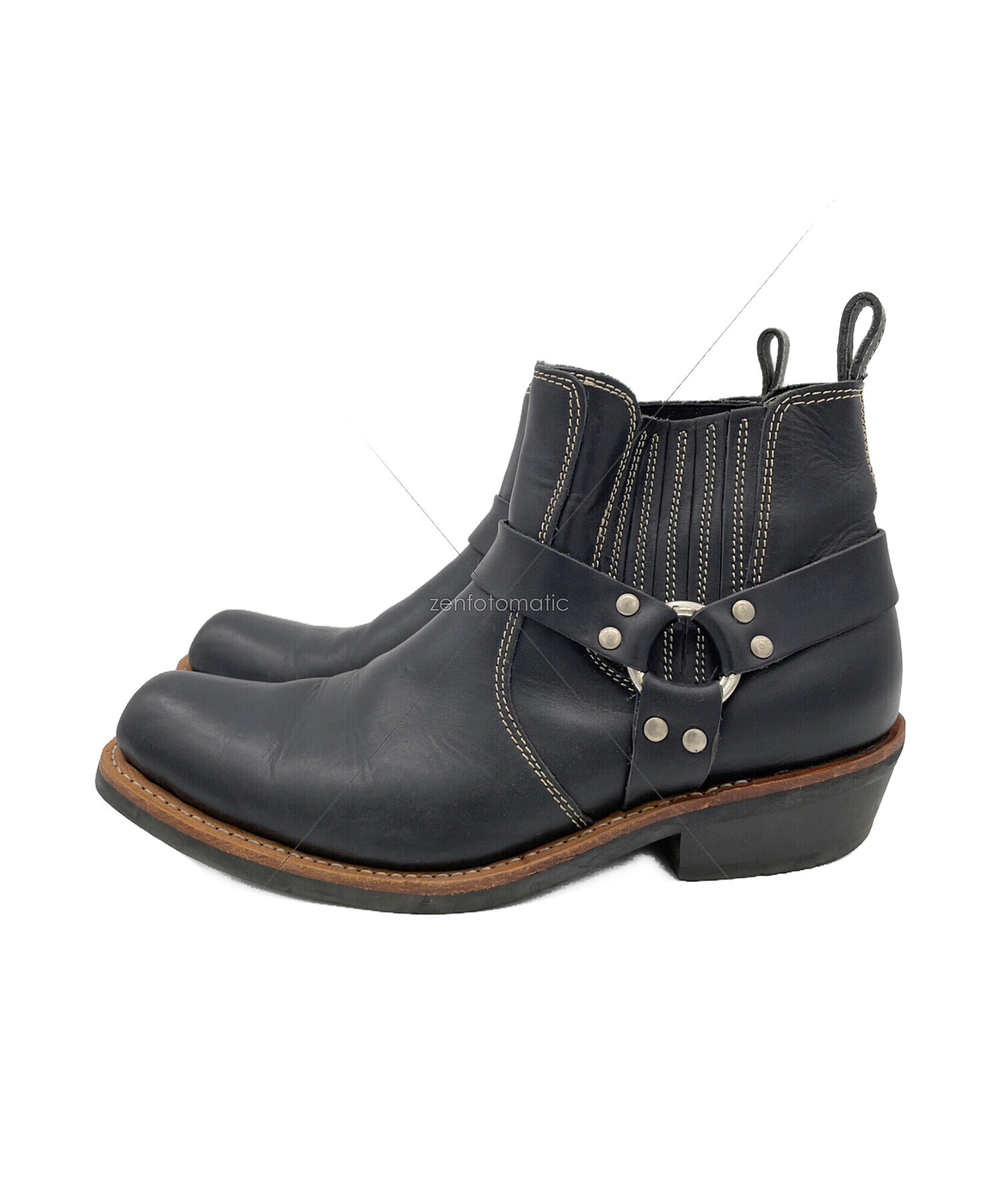 【ASBee】アスビー エンジニアブーツ 8.5 レザー ブラック 26.5 ASBee】アスビー エンジニアブーツ 8.5 レザー ブラック 26.5