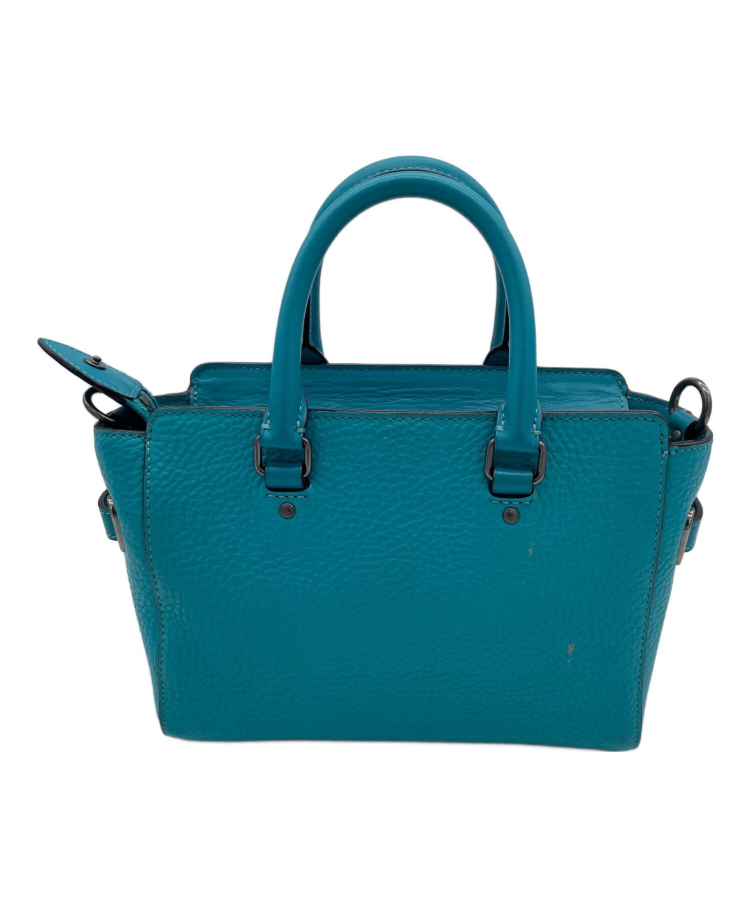 未使用級　希少　COACH 2way ハンドバッグ ショルダーバッグ　ゾーイ 中古・古着通販】COACH (コーチ) 2WAYショルダーバッグ グリーン