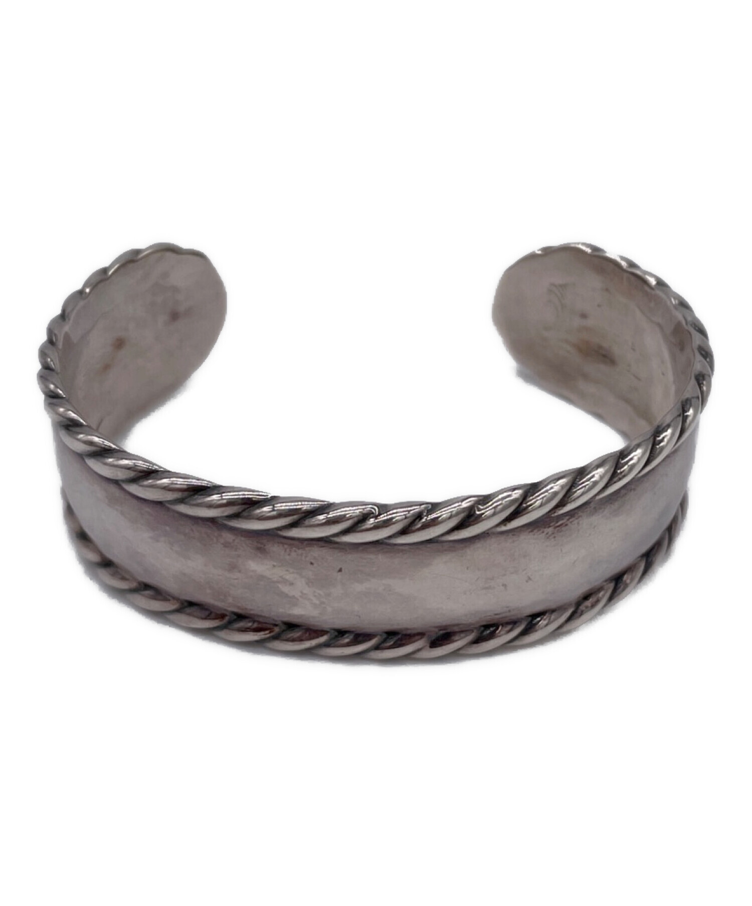 PHILIPPE AUDIBERT ツイストバングル シルバー Brass PHILIPPE AUDIBERT ブレスレット 「 AUDIBERT」 ツイスト