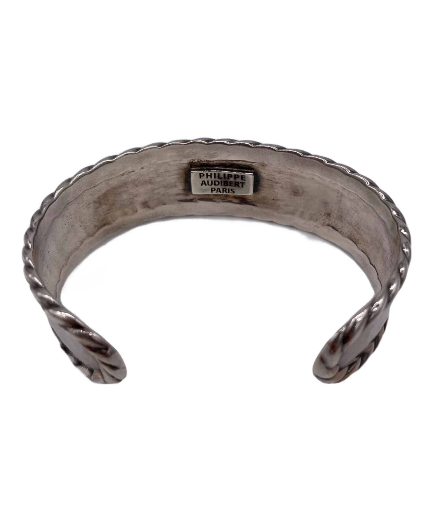 PHILIPPE AUDIBERT ／ツイスト華奢バングル PHILIPPE AUDIBERT ブレスレット 「 AUDIBERT」 ツイスト