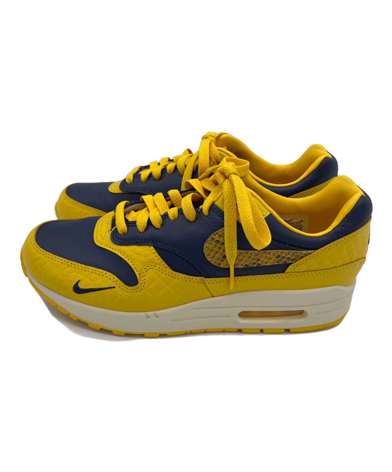 中古・古着通販】NIKE (ナイキ) スニーカー ネイビー×イエロー サイズ 