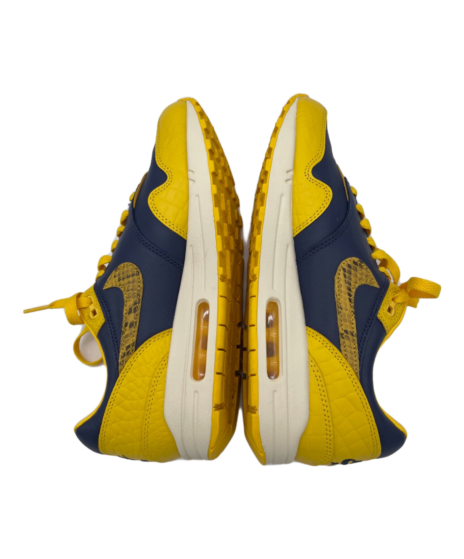 中古・古着通販】NIKE (ナイキ) スニーカー ネイビー×イエロー サイズ 
