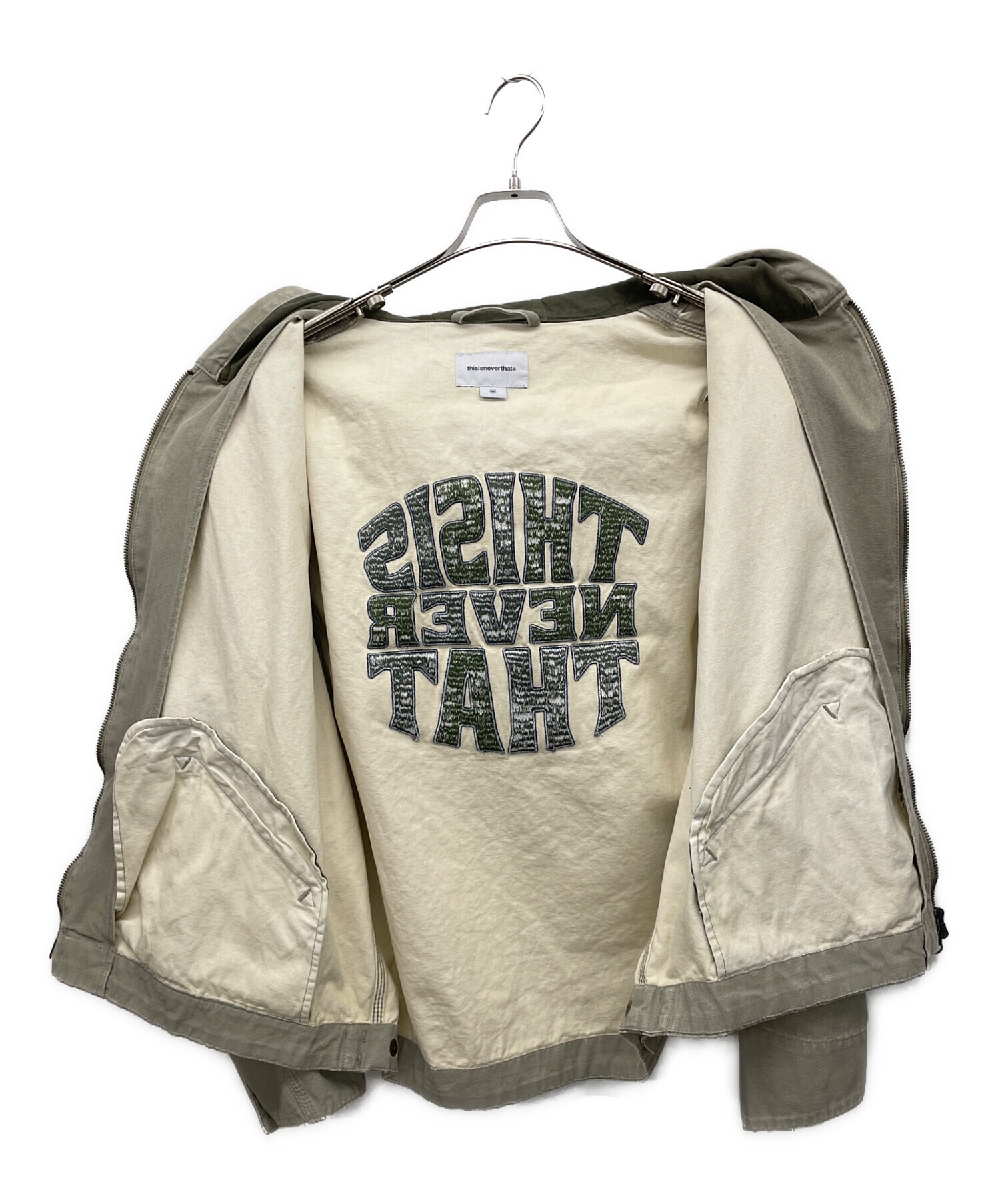 中古・古着通販】thisisneverthat (ディスイズネバーザット) ジップ