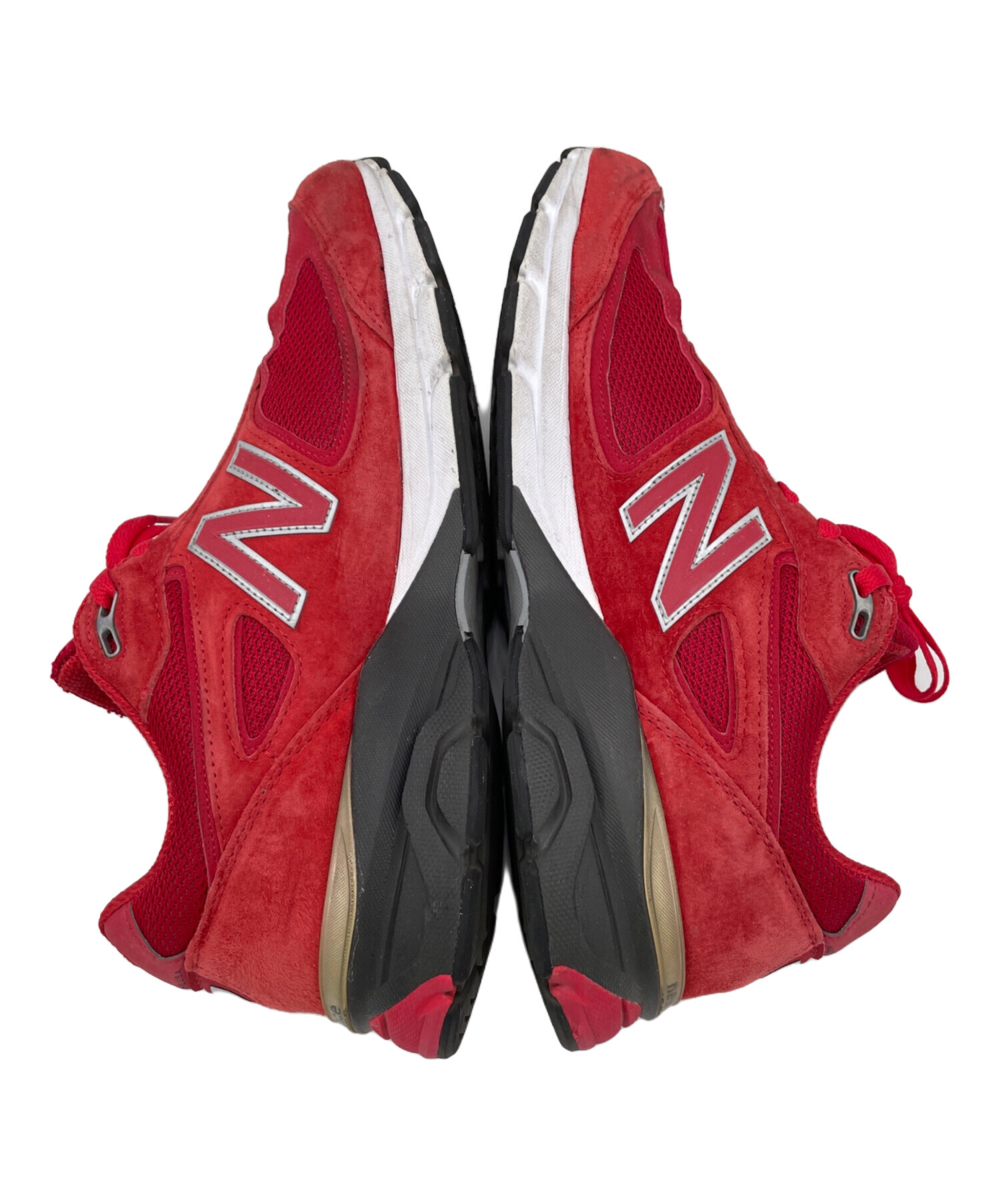 中古・古着通販】NEW BALANCE (ニューバランス) スニーカー レッド 中古・古着通販】NEW BALANCE (ニューバランス) スニーカー レッド