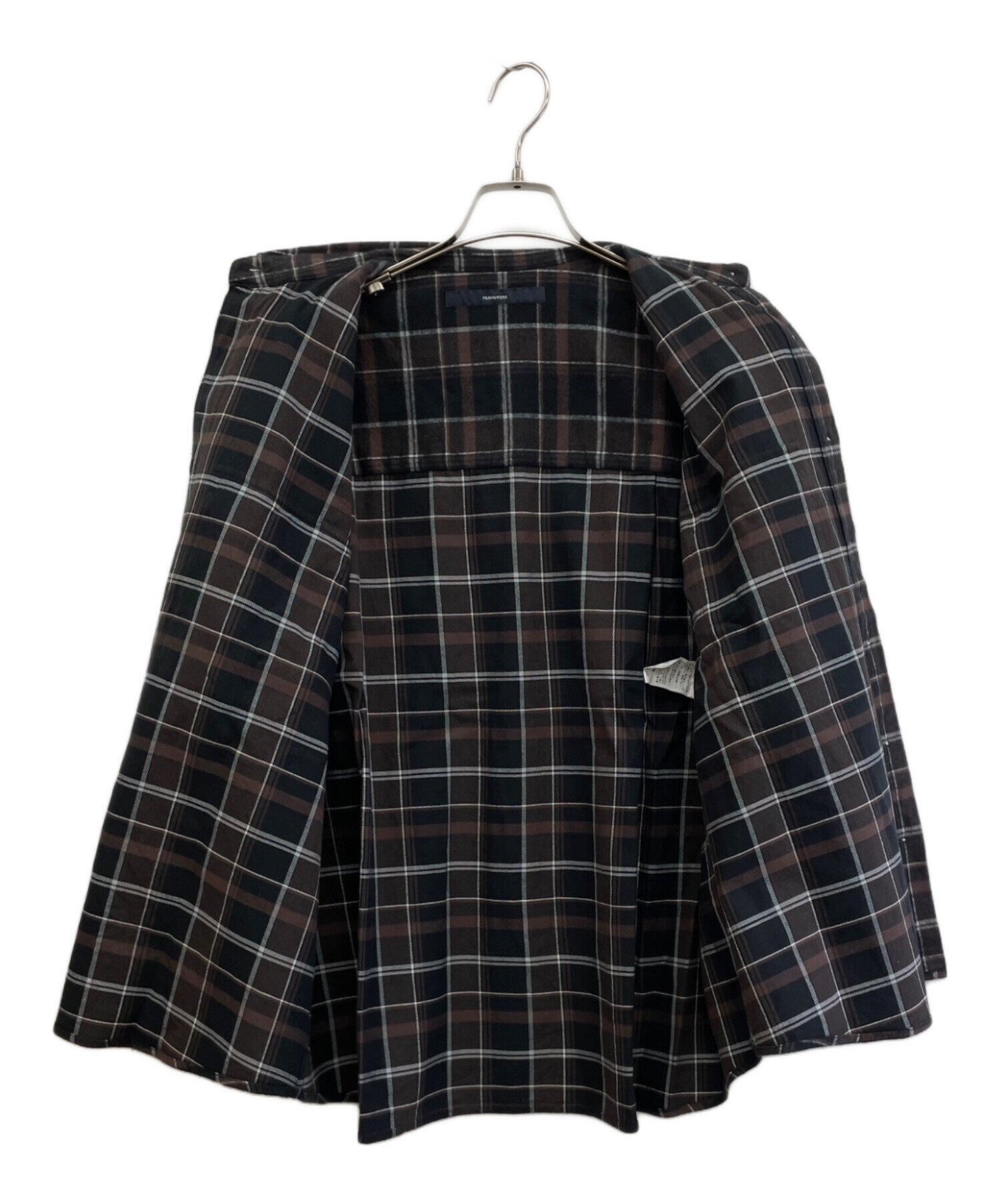 中古・古着通販】FRAMeWORK (フレームワーク) チェックネルシャツ 