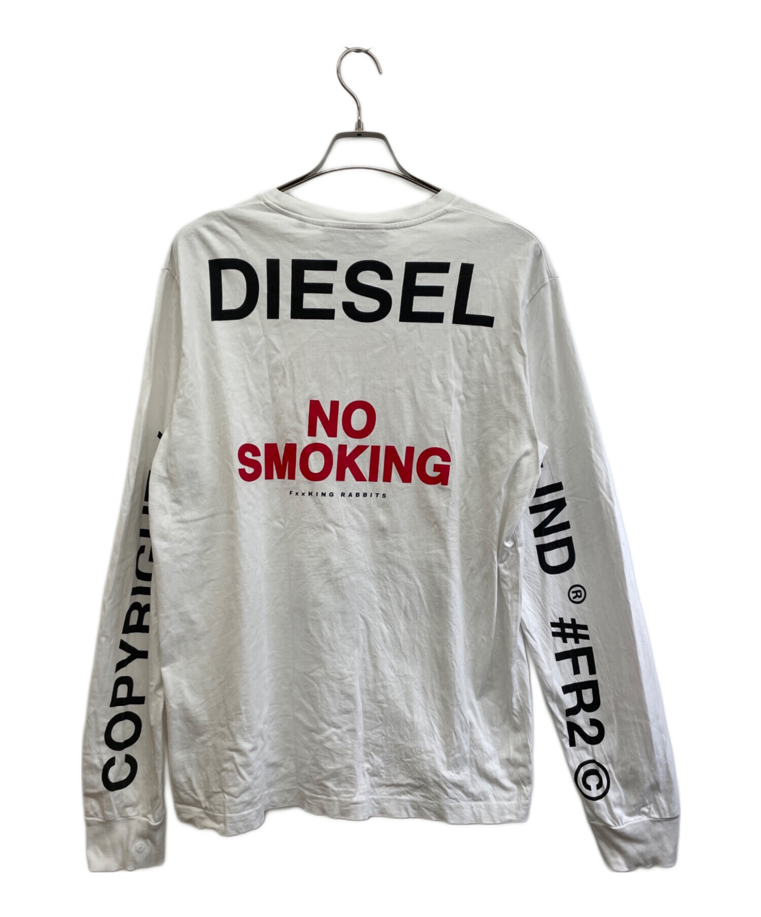 中古・古着通販】DIESEL (ディーゼル) 長袖カットソー NO SMOKING 