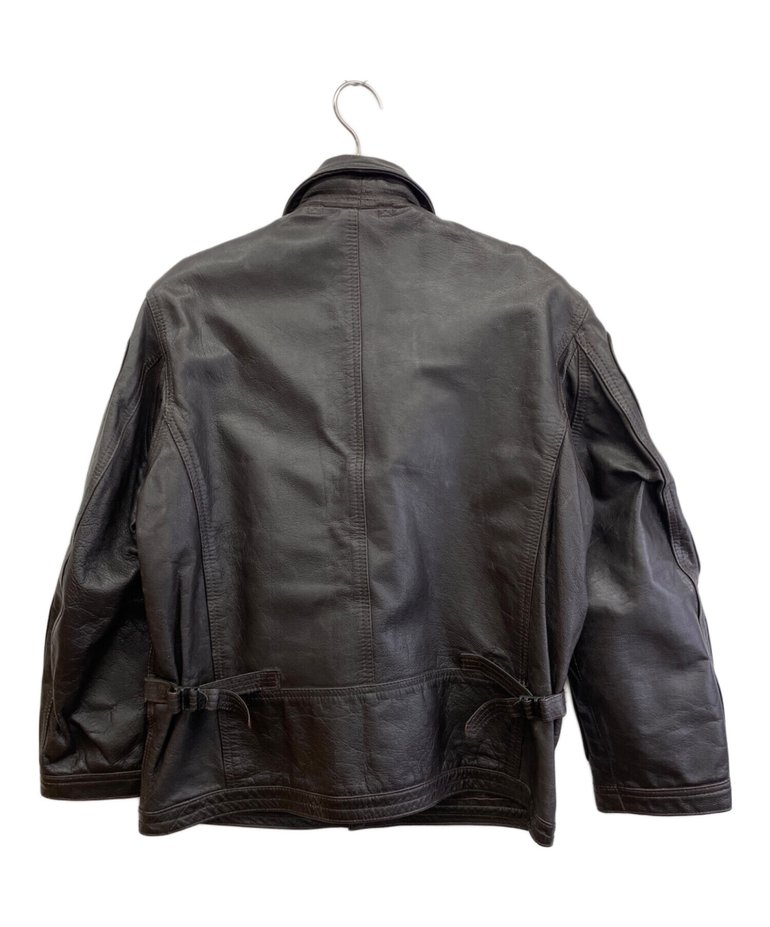 中古・古着通販】AVIREX (アヴィレックス) レザージャケット ブラウン 