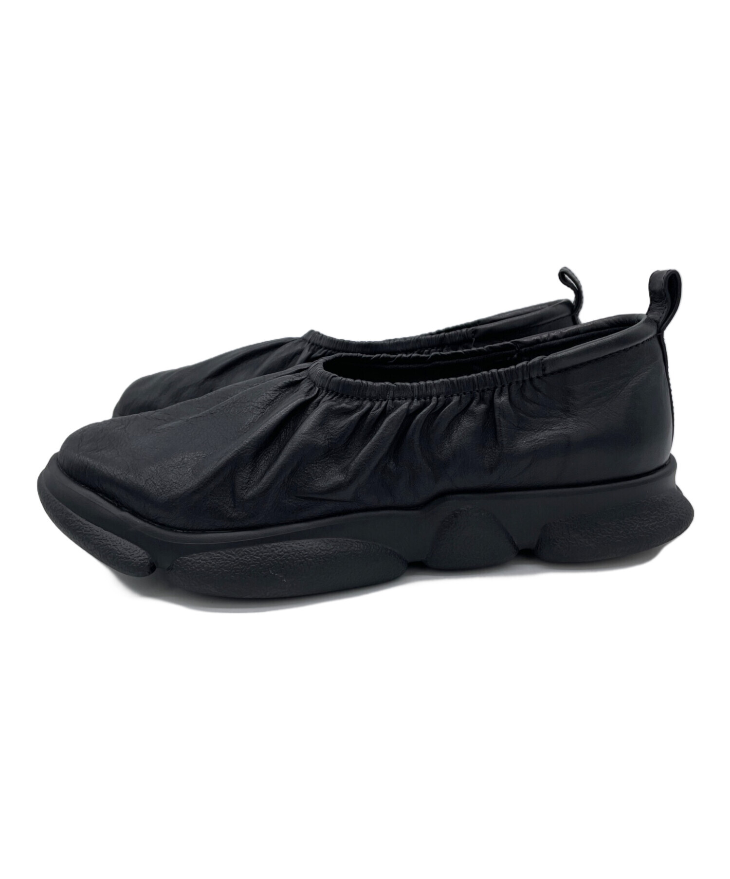 中古・古着通販】CAMPER (カンペール) スリッポン ブラック サイズ:43 