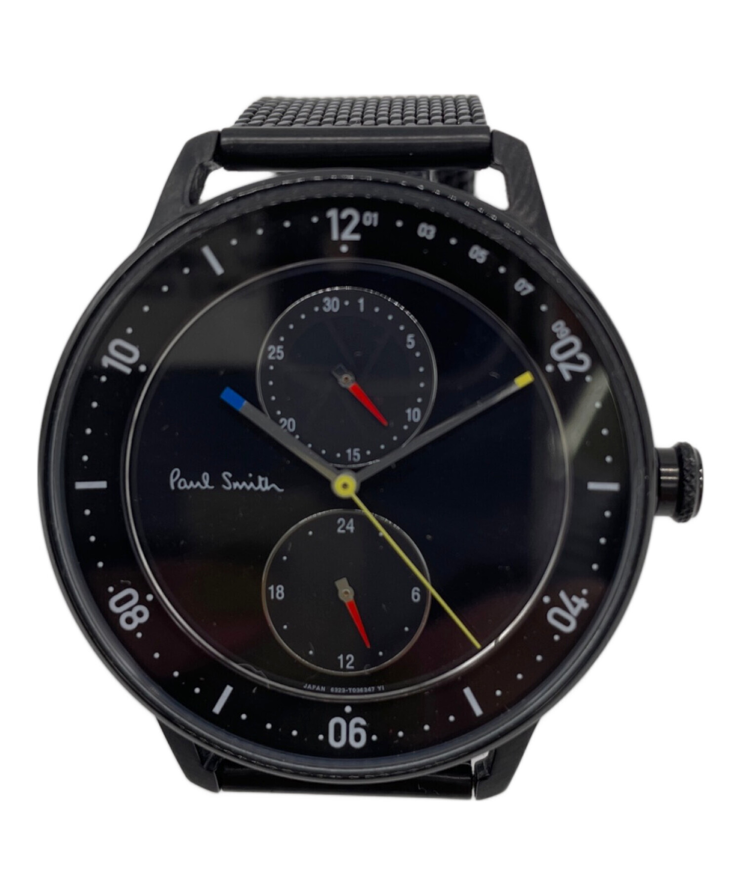 ポールスミス Paul Smith アナログ時計 黒 中古・古着通販】Paul Smith (ポールスミス) 腕時計｜ブランド・古着