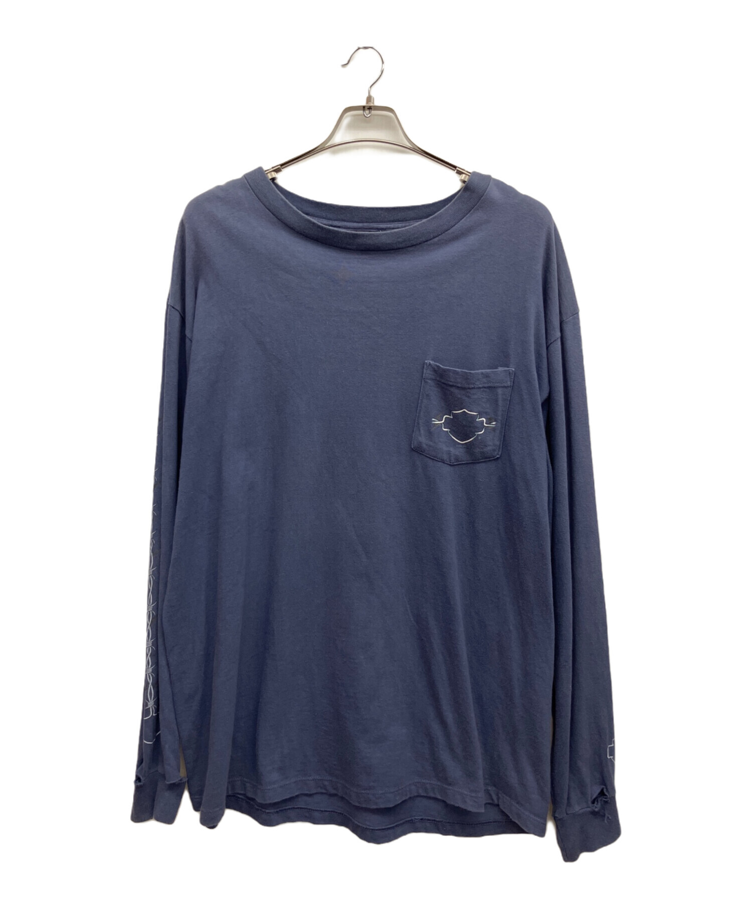 ©*N様 【希少カラー‼️】Harley-Davidson Ｌサイズ長袖カットソ 中古・古着通販】HARLEY-DAVIDSON (ハーレーダビッドソン) 長袖