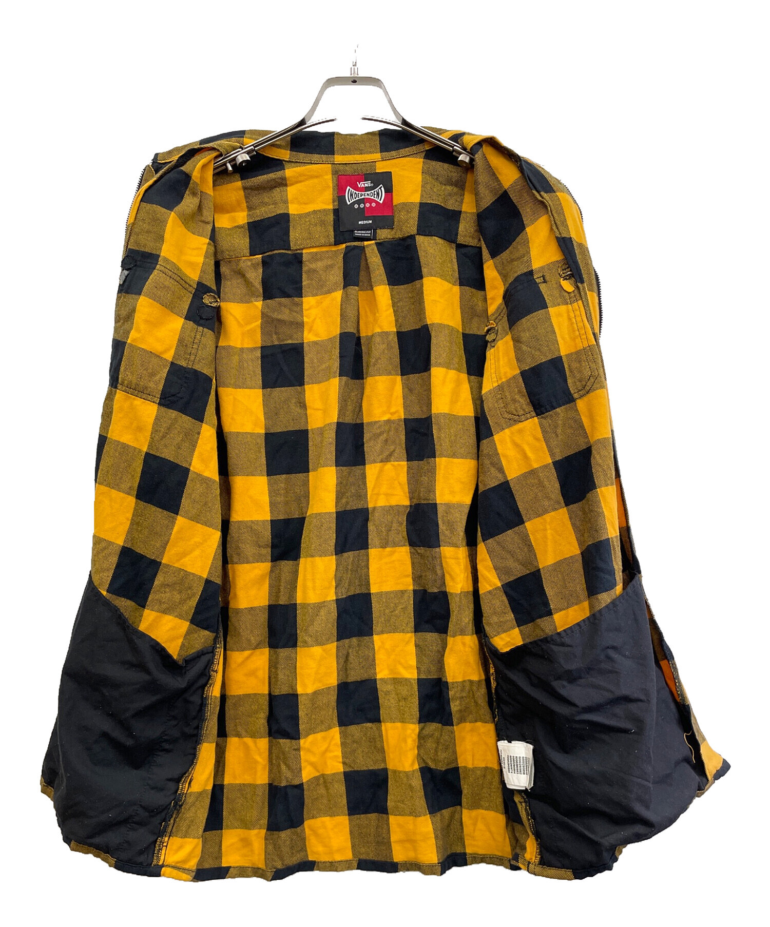VANS×INDEPENDENT　フルジップ　チェックシャツ　インデペンデント 中古・古着通販】VANS (バンズ) INDEPENDENT (インディペンデント