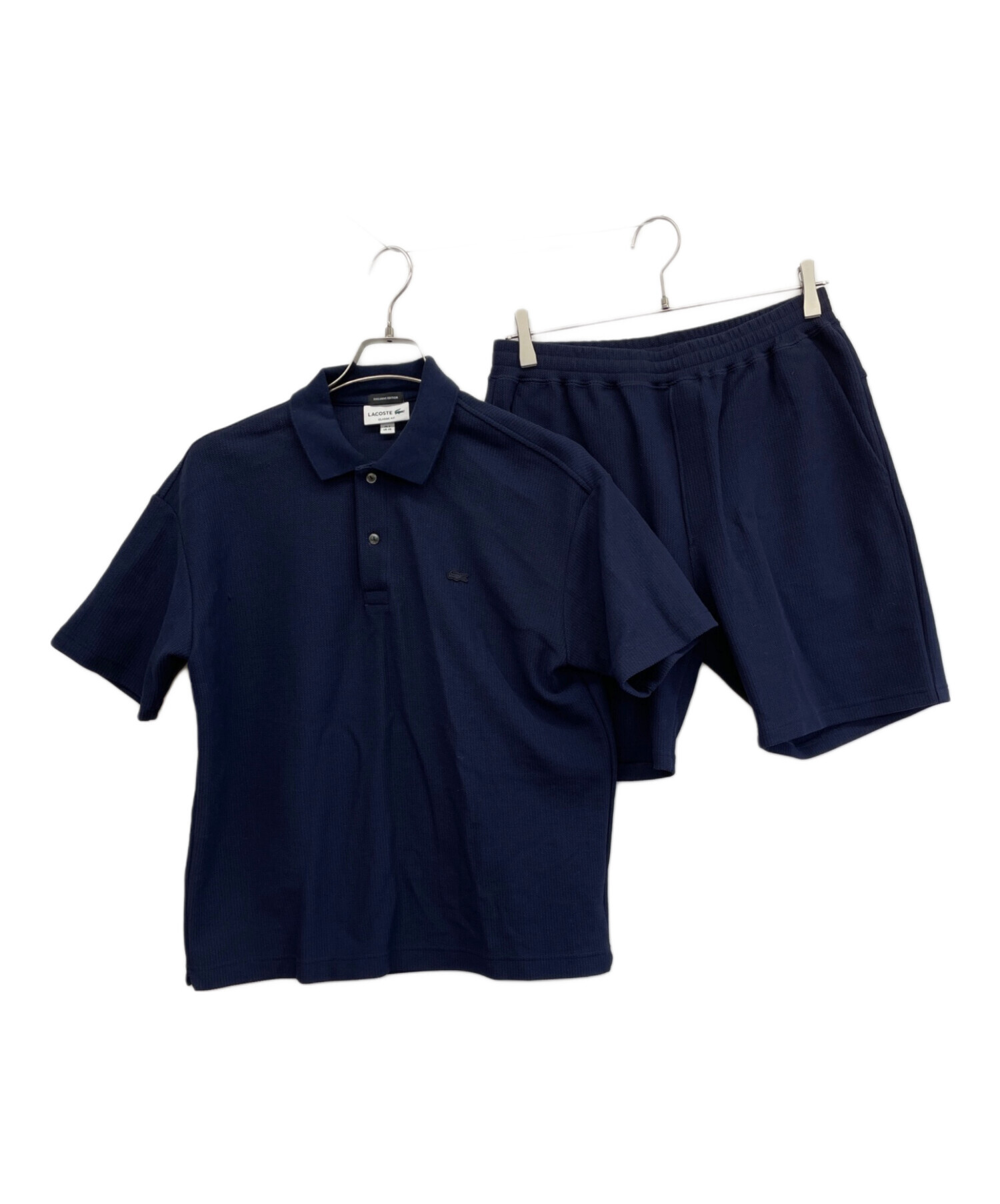ラコステ ネイビー ポロシャツ S WEB限定／ポロシャツ／半袖／LACOSTE／ウォッシャブル／コットン鹿の子