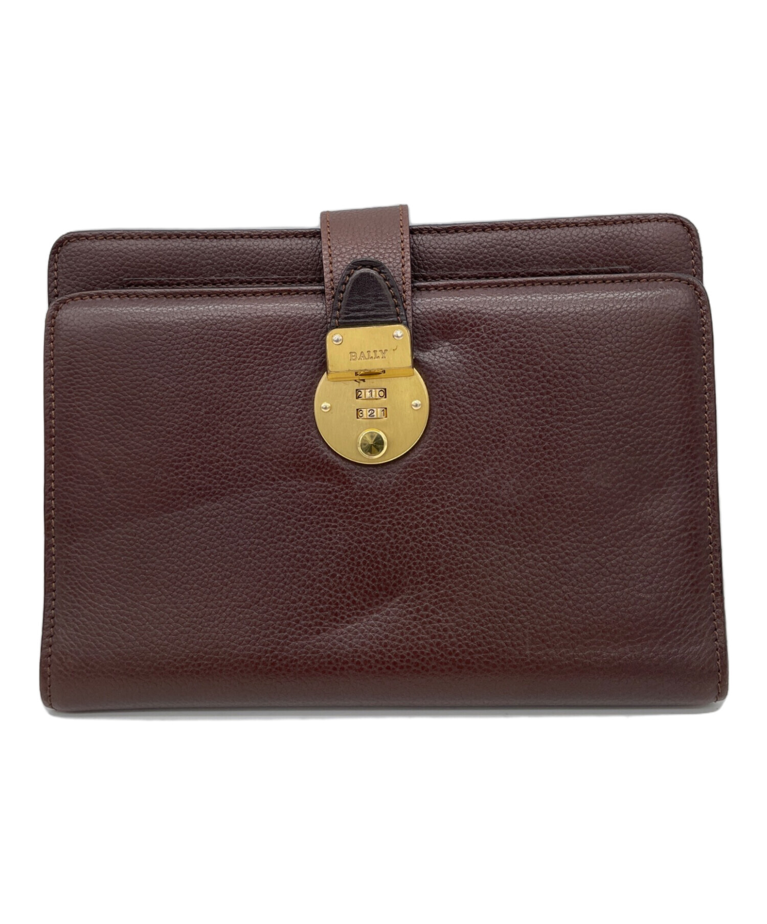 中古・古着通販】BALLY (バリー) セカンドバッグ ブラウン｜ブランド 
