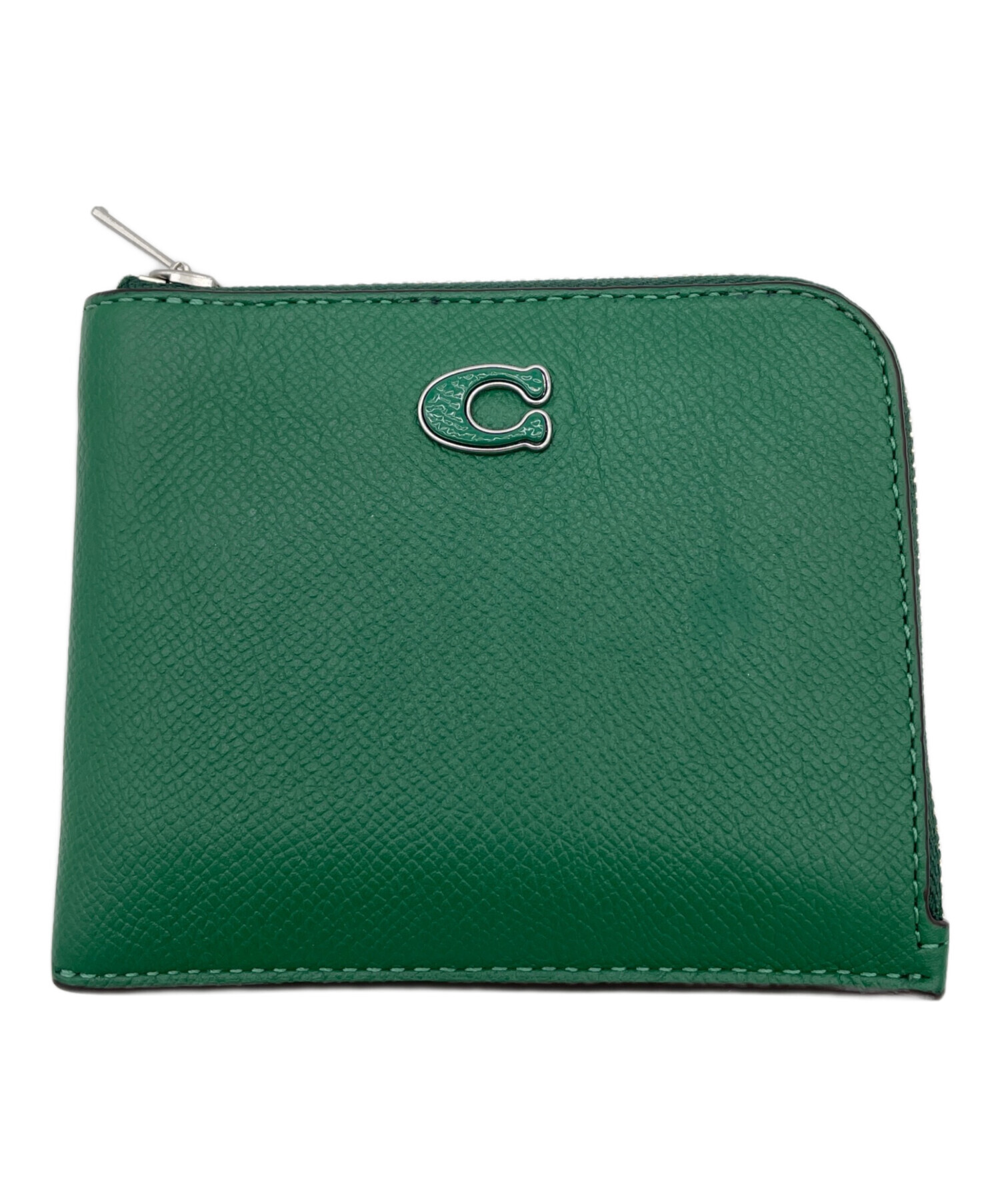 中古・古着通販】COACH (コーチ) 3-IN-1Lジップウォレット グリーン
