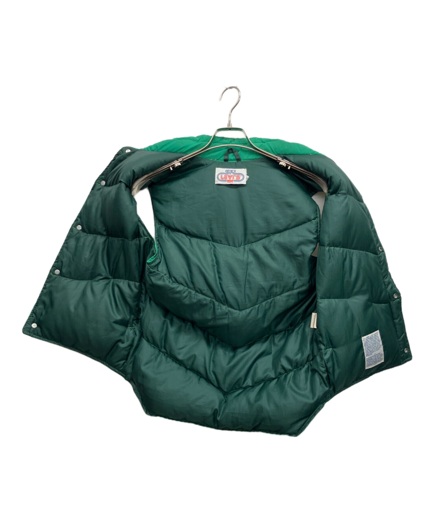 中古・古着通販】SKI LEVIS (スキーリーバイス) ダウンベスト グリーン