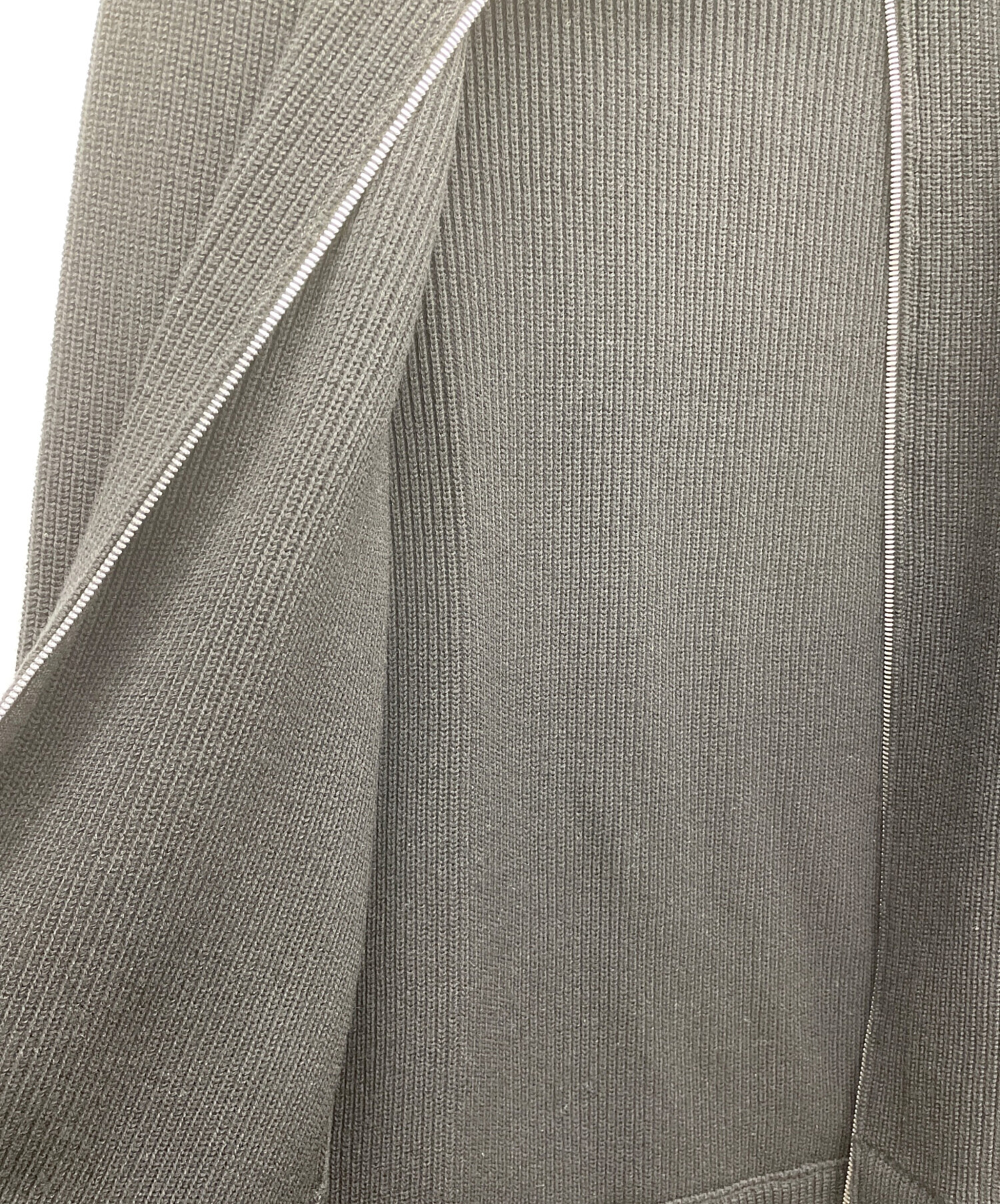 MM6 マルジェラ　ドライバーズ　ニット　グレー　異素材切替　メゾン 中古・古着通販】Maison Margiela (メゾンマルジェラ) コットンウール7