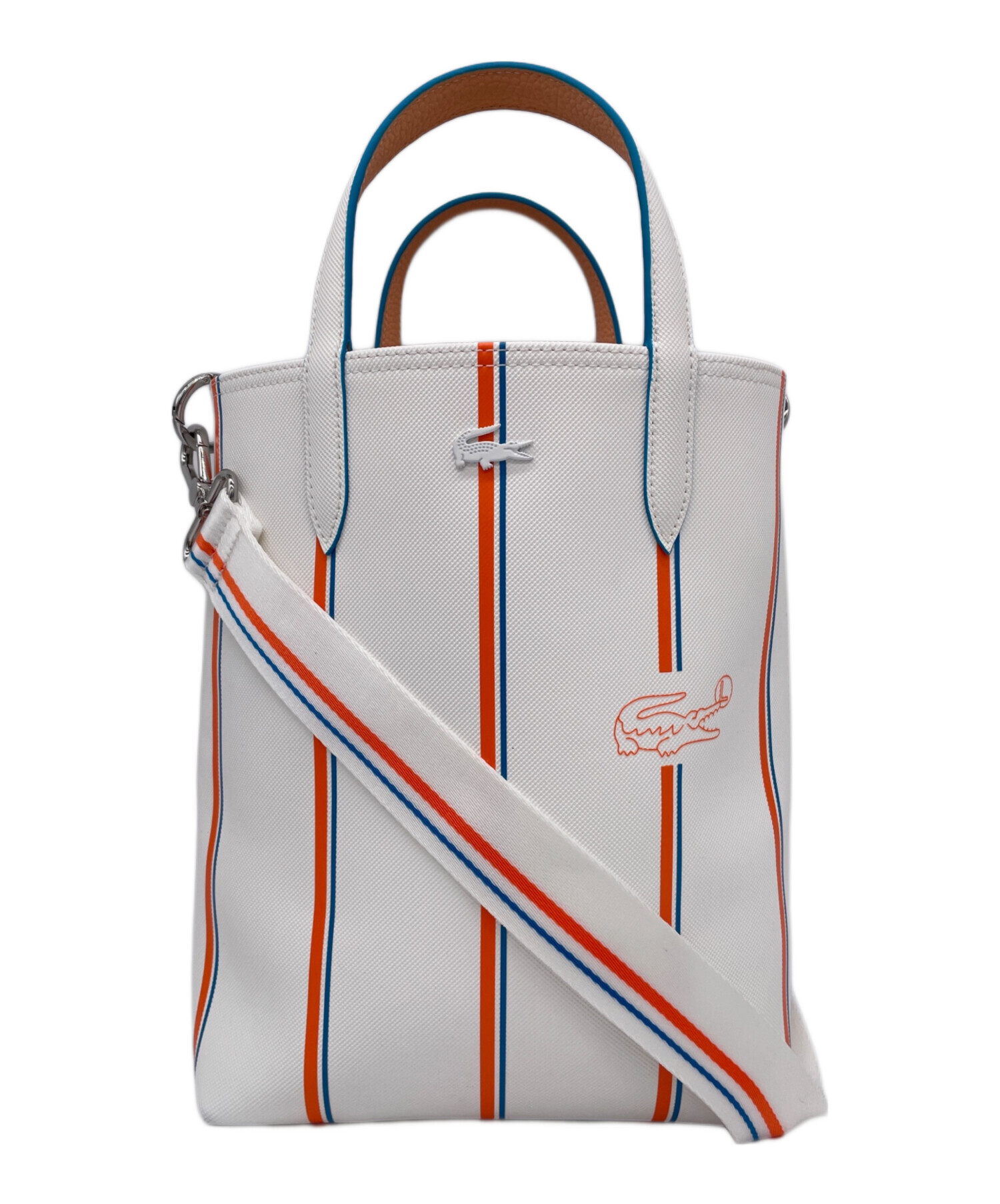 中古・古着通販】LACOSTE (ラコステ) リバーシブルトートバッグ