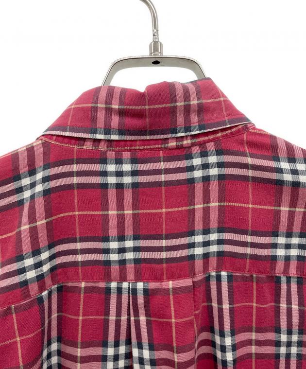 中古・古着通販】Burberry's (バーバリーズ) チェックシャツ レッド