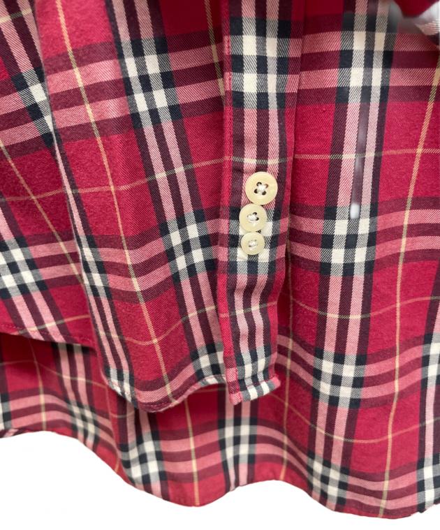中古・古着通販】Burberry's (バーバリーズ) チェックシャツ レッド