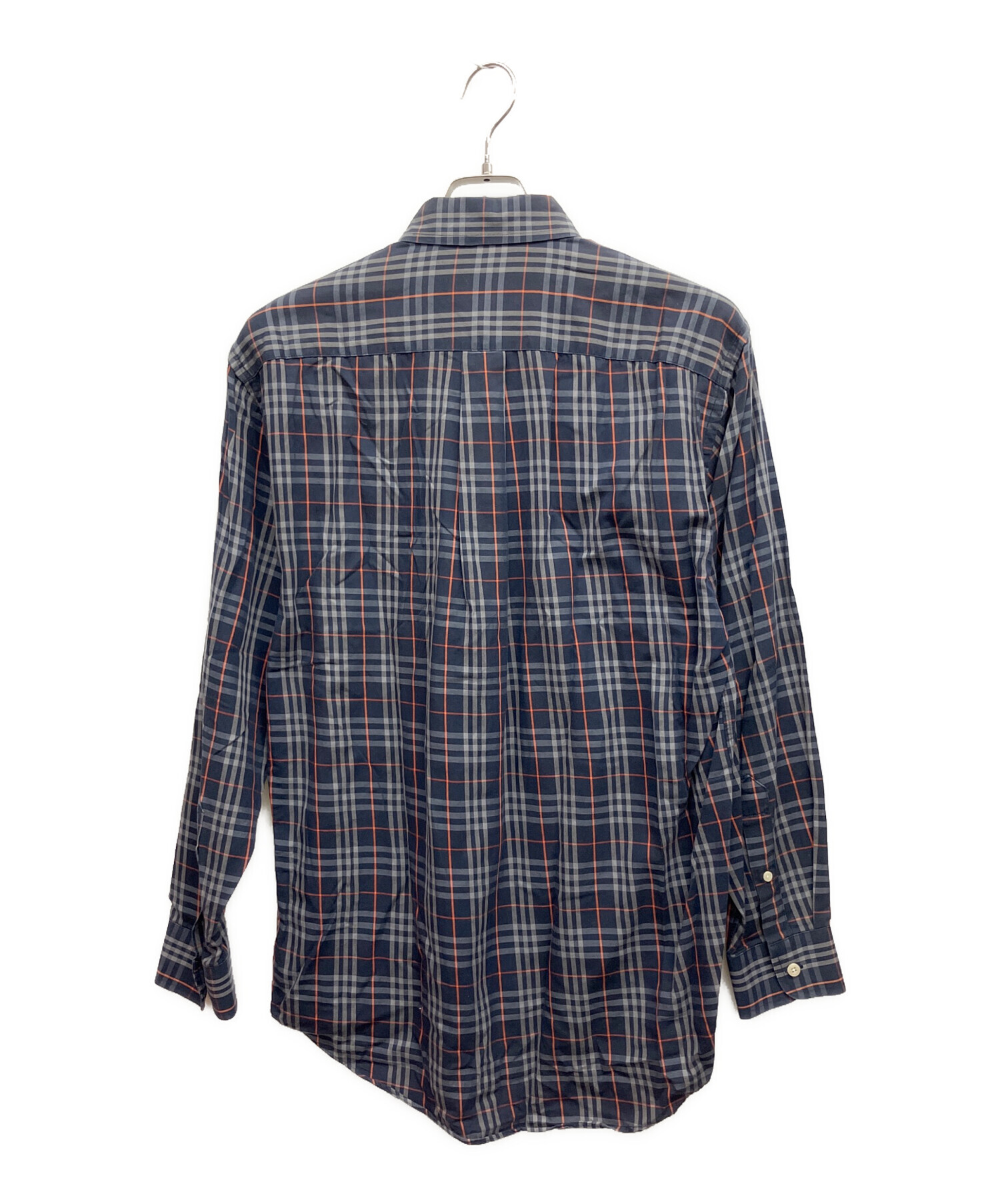 中古・古着通販】Burberry's (バーバリー) チェックシャツ ネイビー