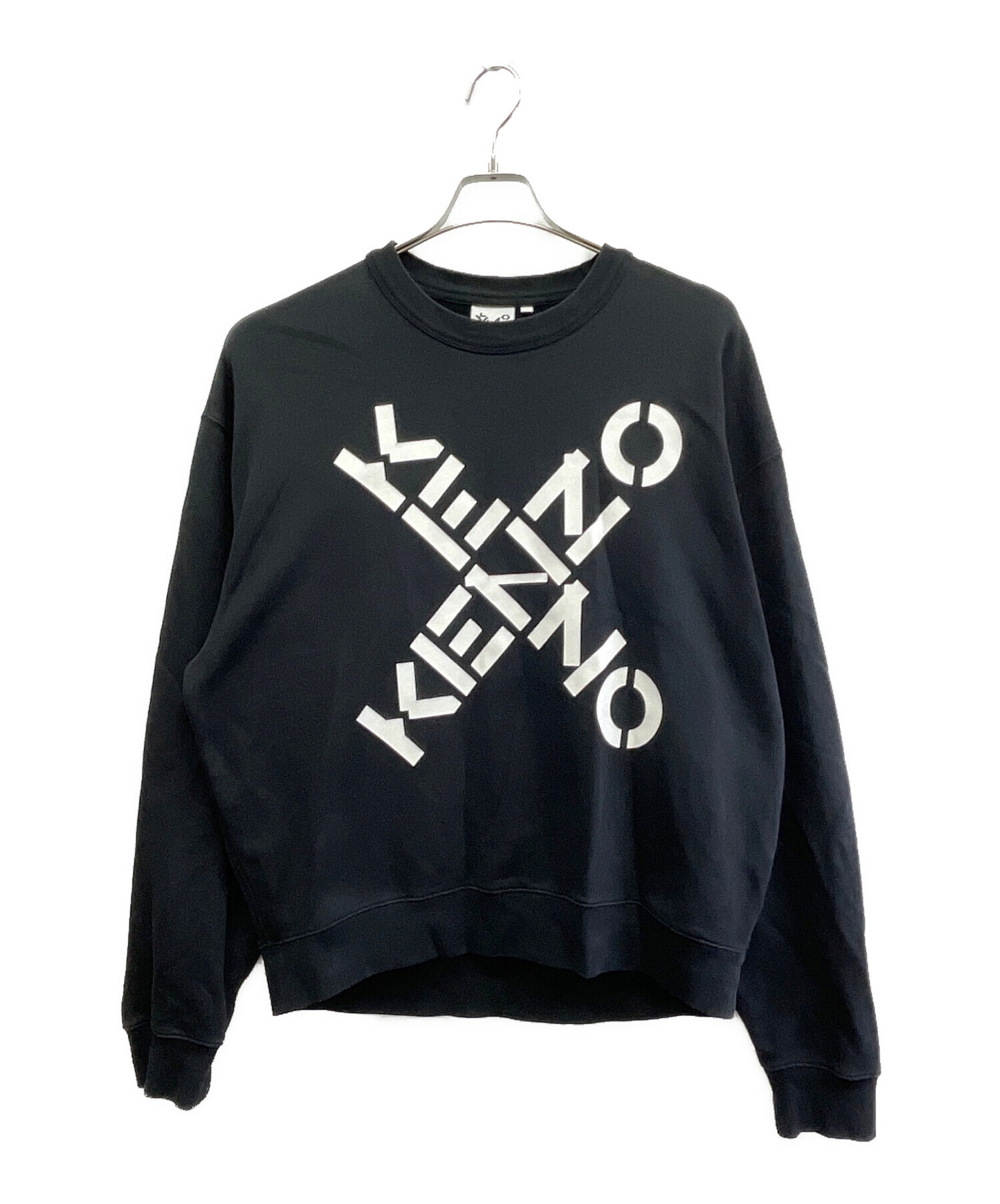 中古・古着通販】KENZO (ケンゾー) スウェット ブラック サイズ:L