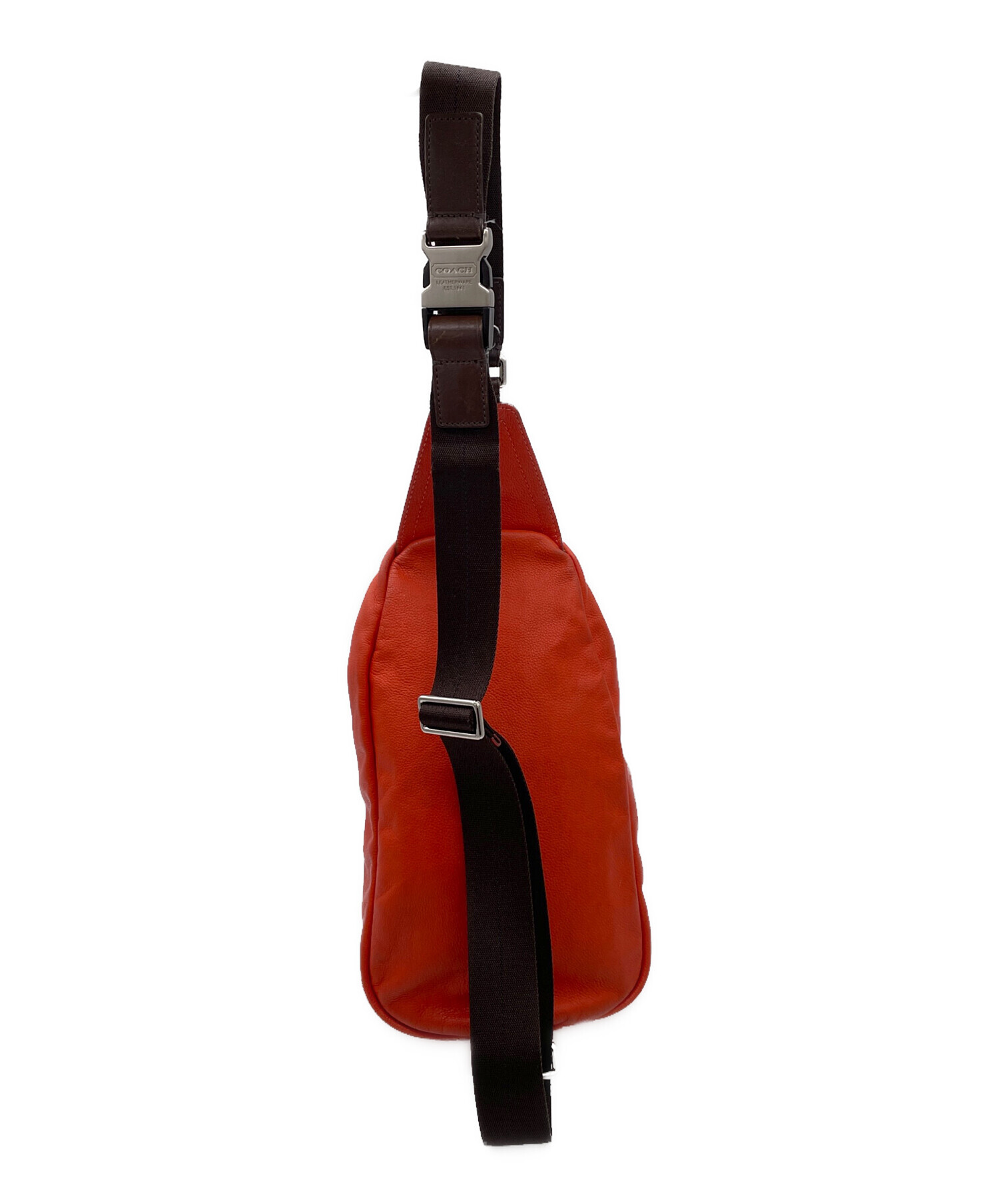 【A 19800円】コーチボディバッグ 中古・古着通販】COACH (コーチ) スリングボディバッグ オレンジ