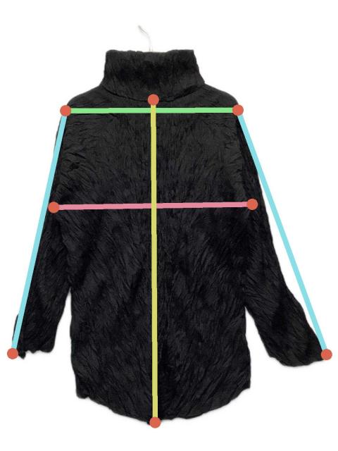 イッセイミヤケの ハイネック カットソー ISSEY MIYAKE イッセイミヤケ ハイネックプリーツカットソー ブラウス